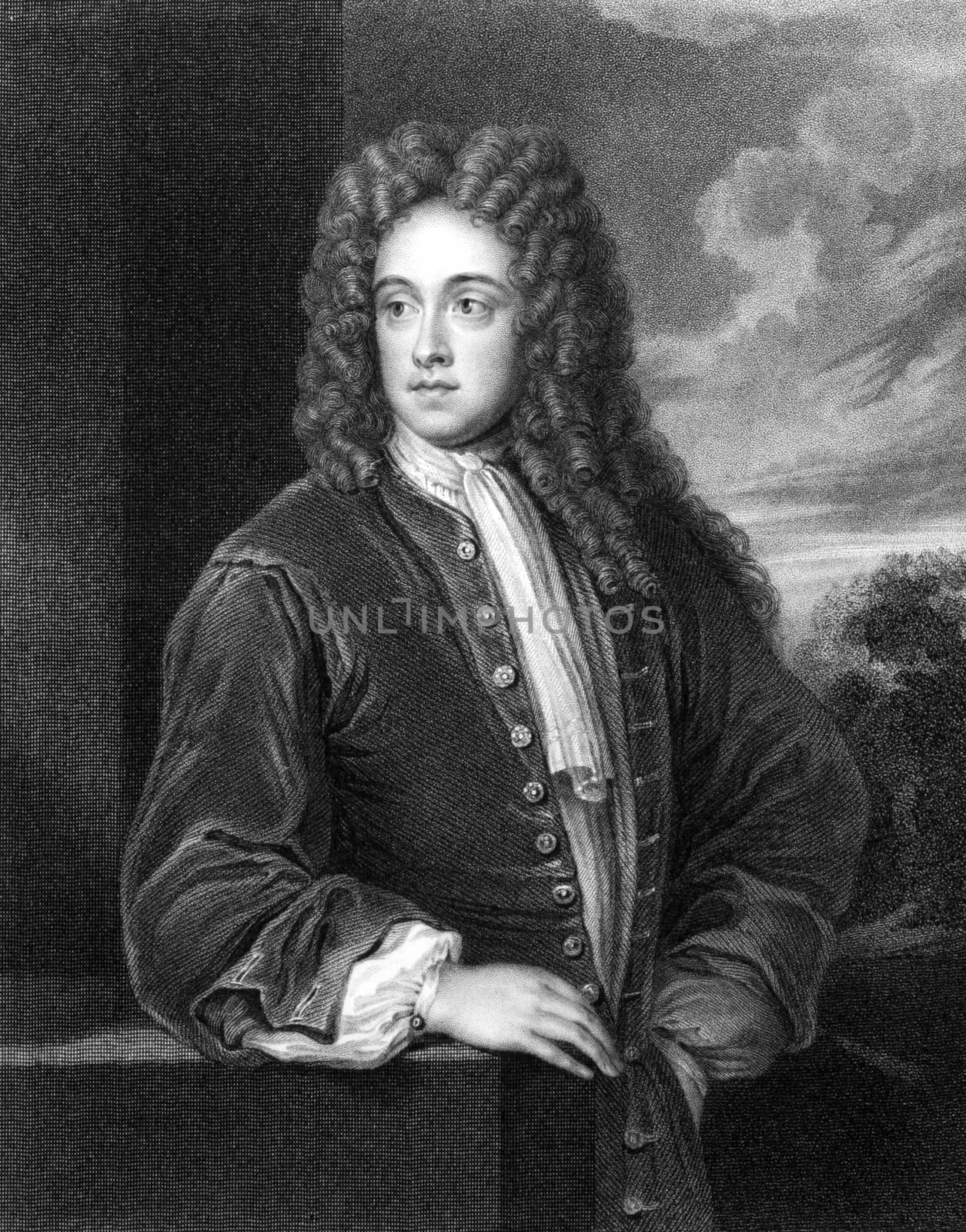 Charles Talbot, 1st Duke of Shrewsbury (1660-1718) on engraving from 1830. English statesman. Engraved by J.Cochran and published in ''Portraits of Illustrious Personages of Great Britain'',UK,1830.