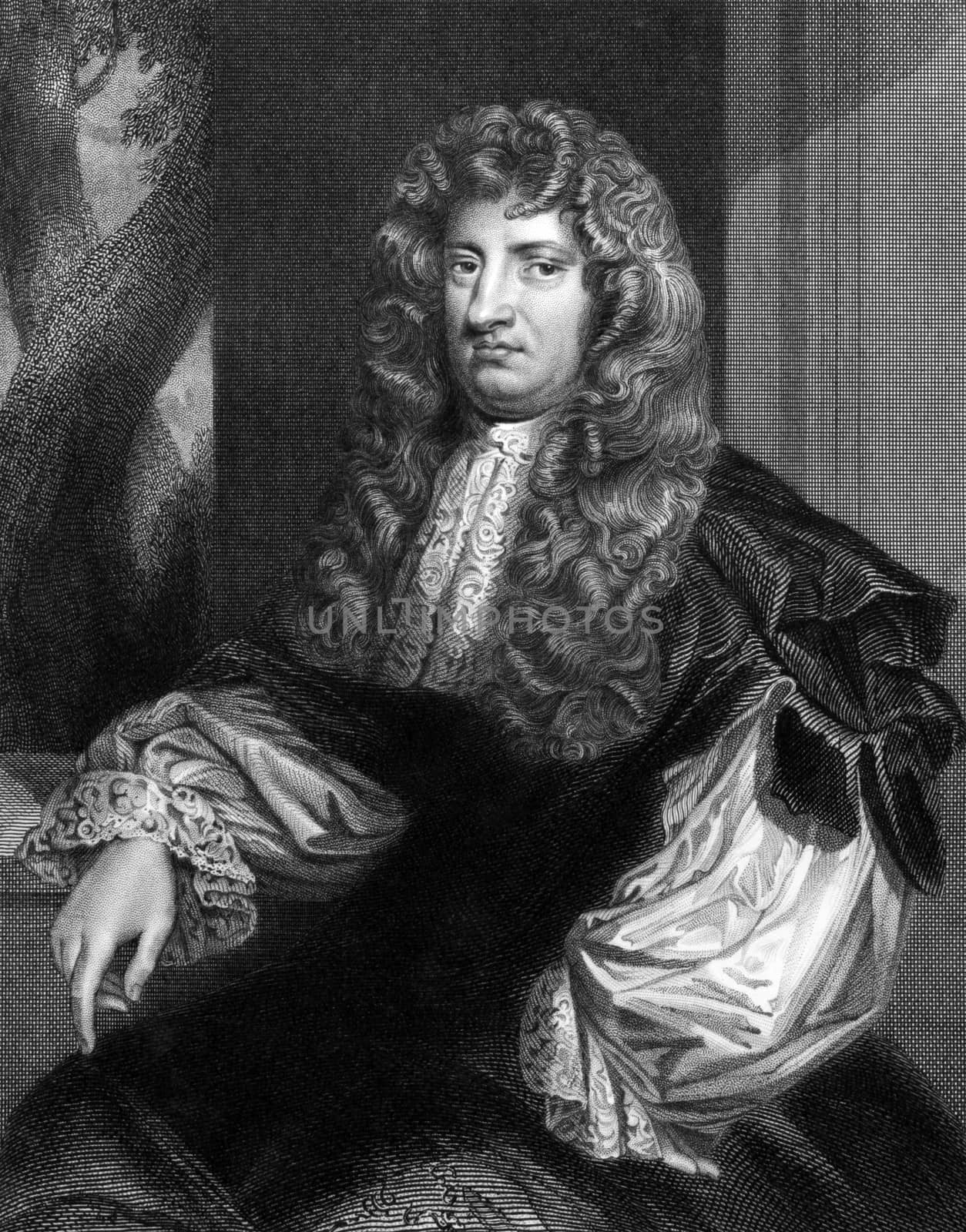 William Russell, Lord Russell (1639-1683) on engraving from 1831. English politician. Engraved by H.Robinson and published in ''Portraits of Illustrious Personages of Great Britain'',UK,1831.