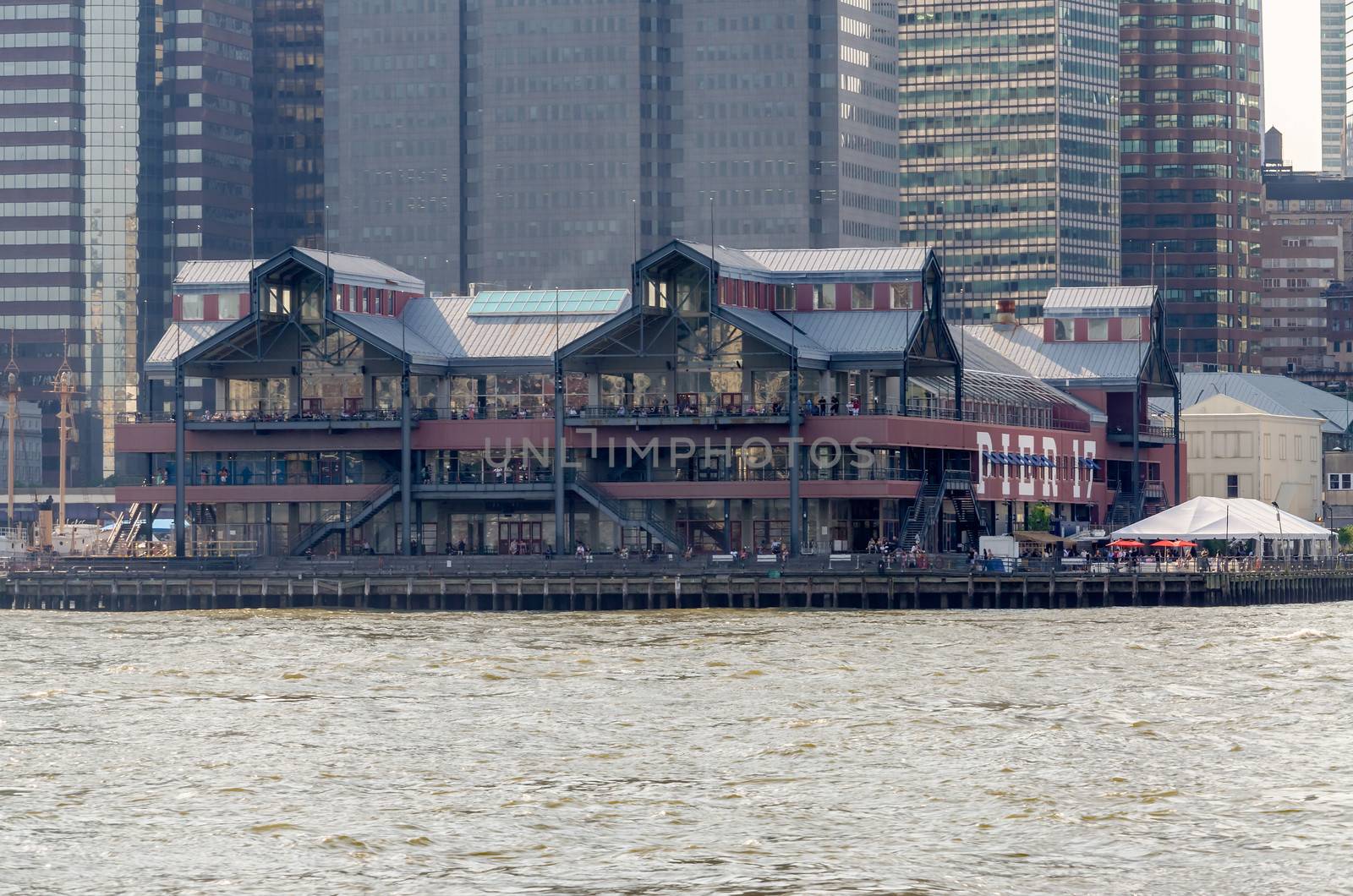 Pier 17 at South Street Seaport in Lower Manhattan, New York