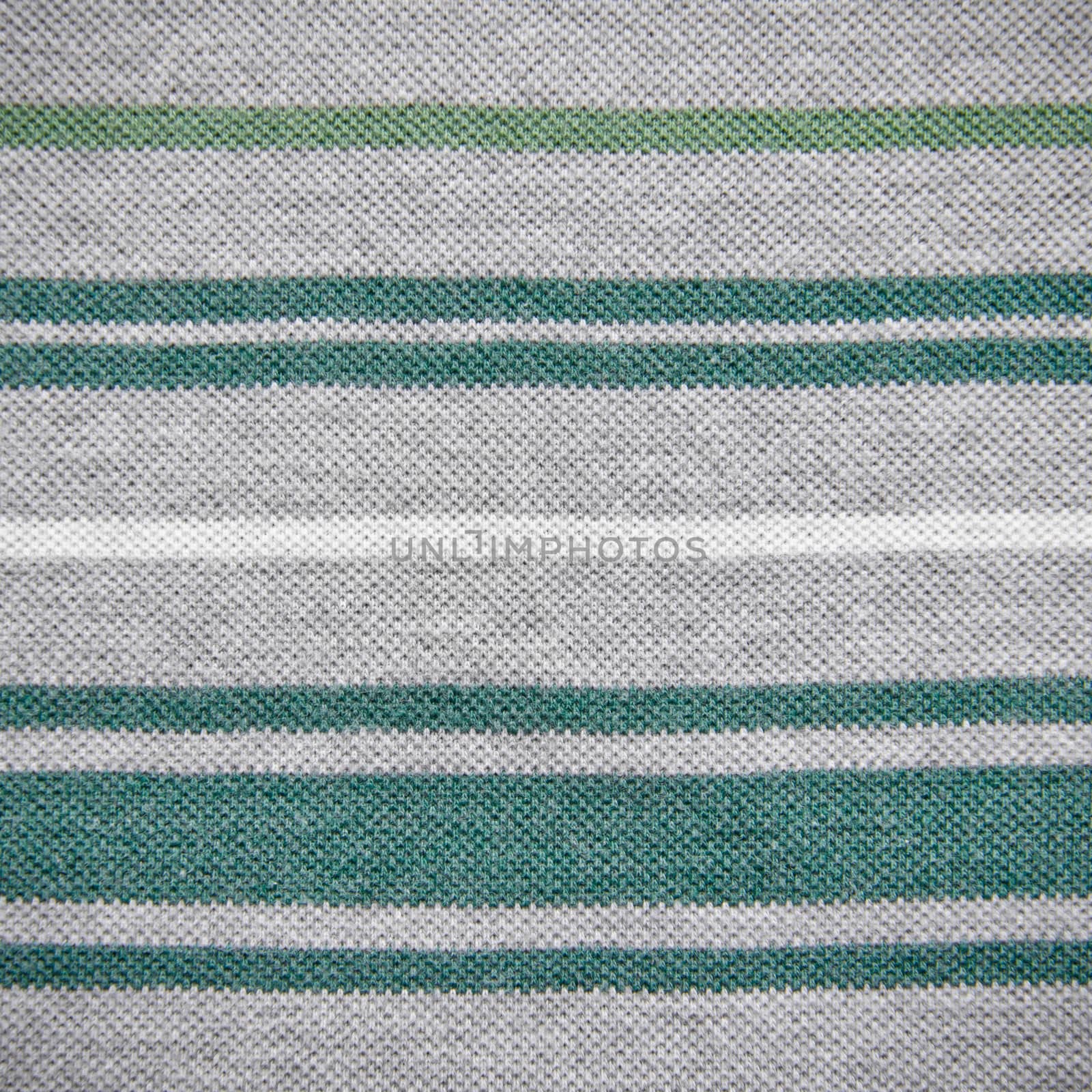 Green Lined on Grey Fabric Texture Background