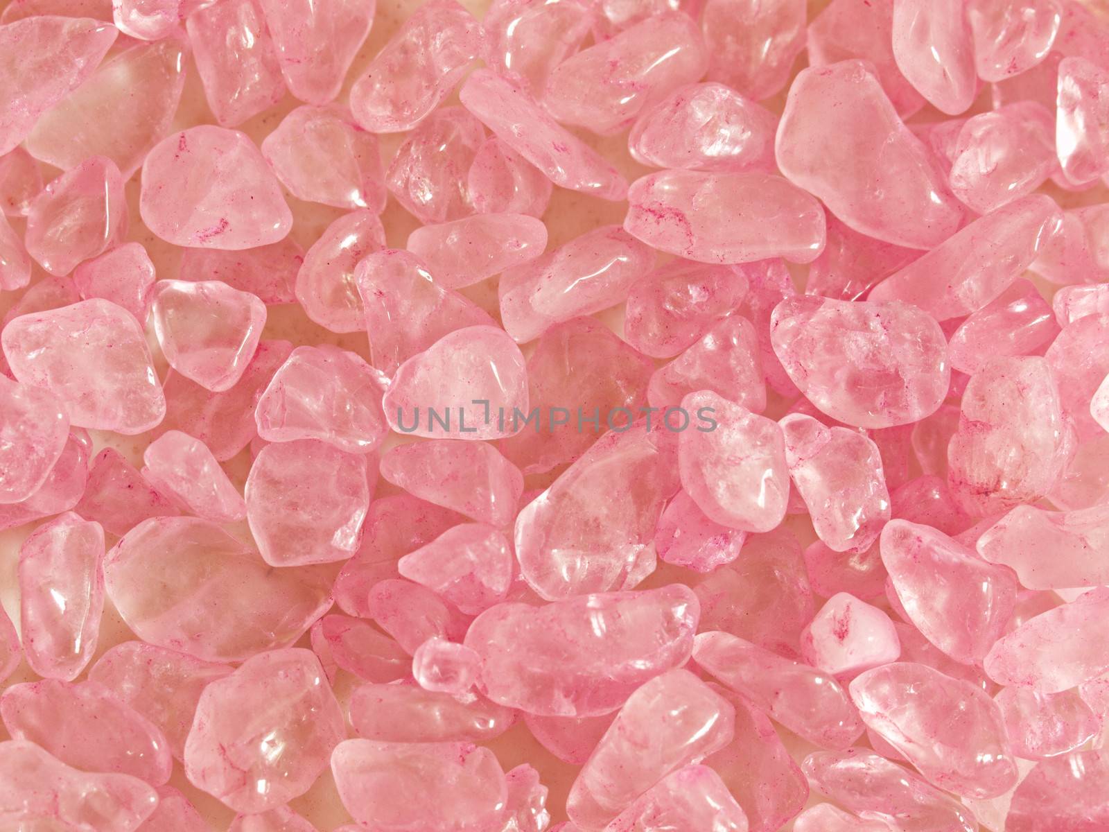 unprocessed  rose quartz stones