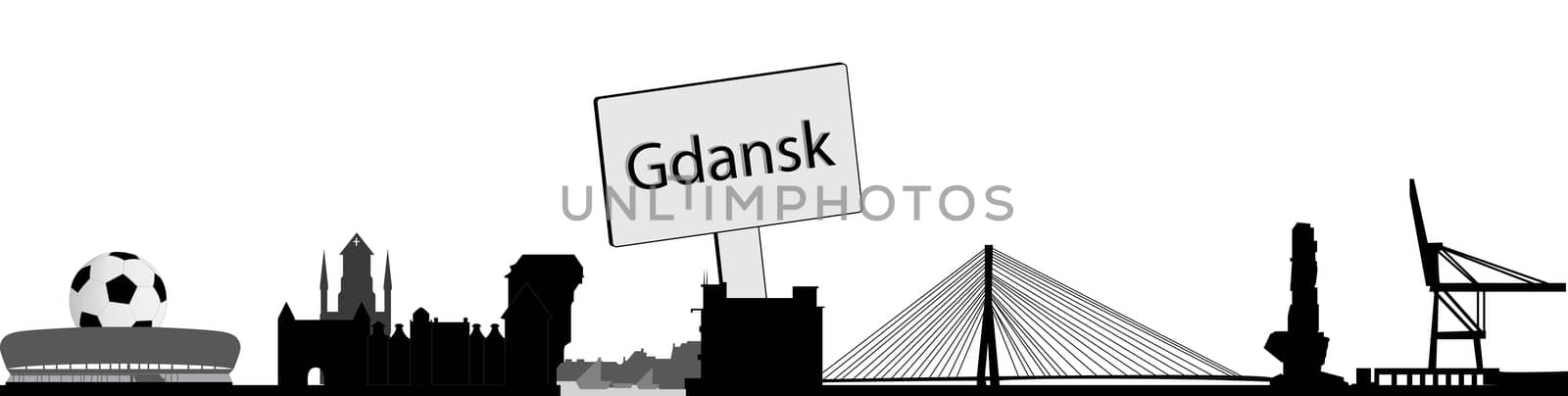 Gdansk skyline