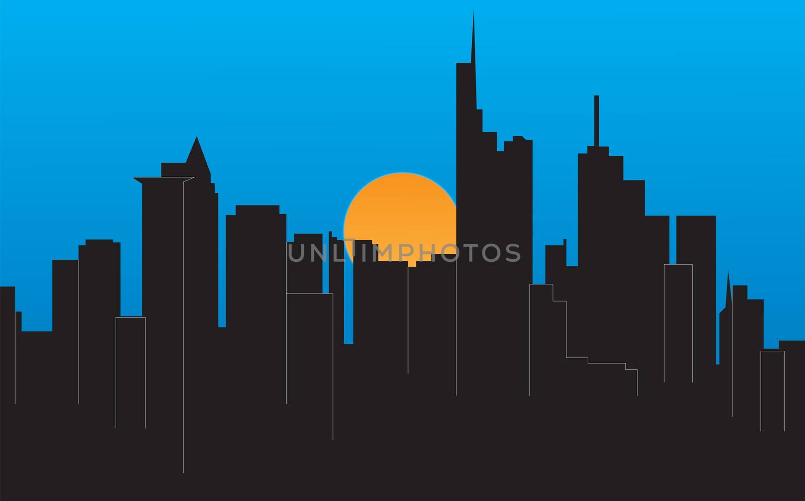 Mexico skyline