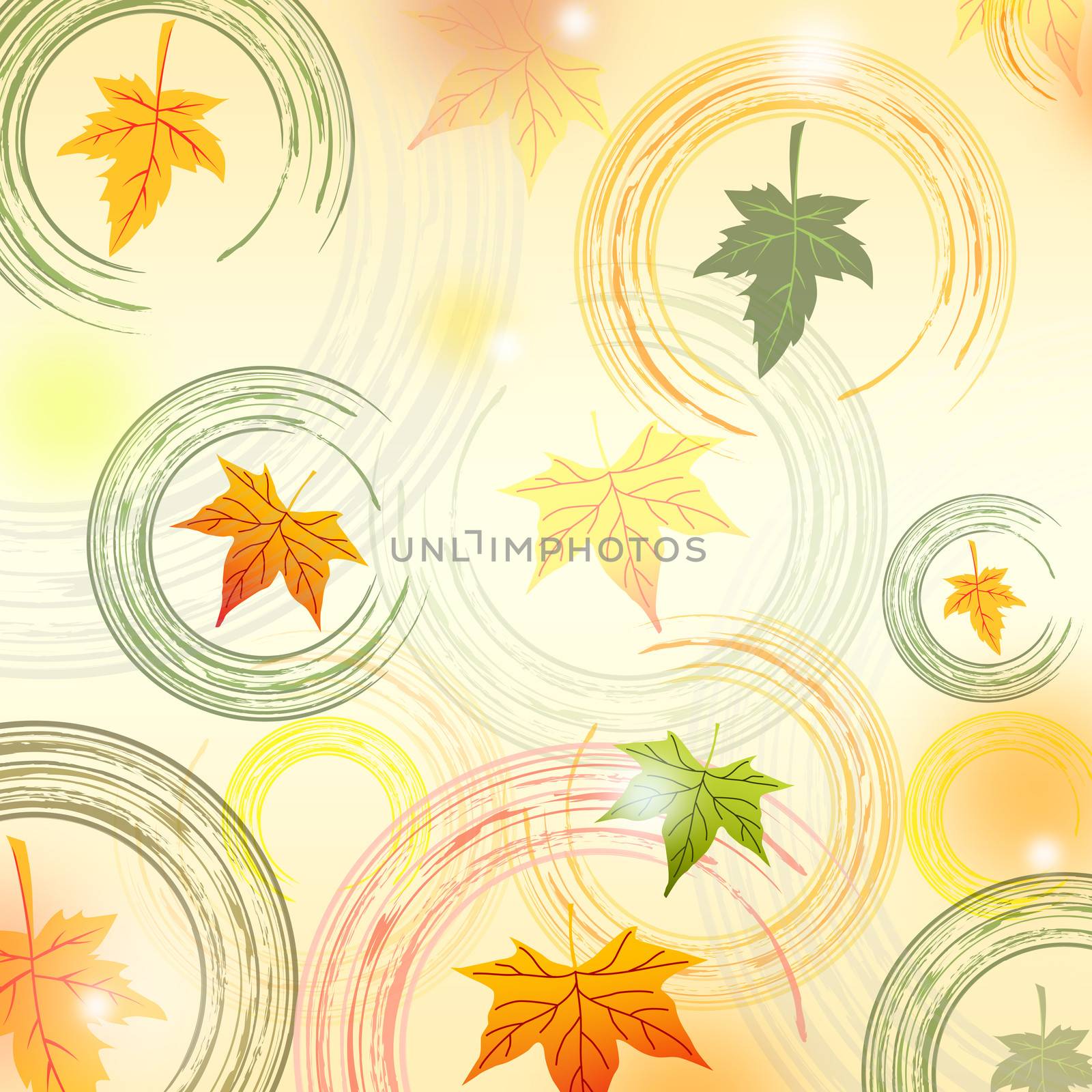 autumn leaves background by marinini
