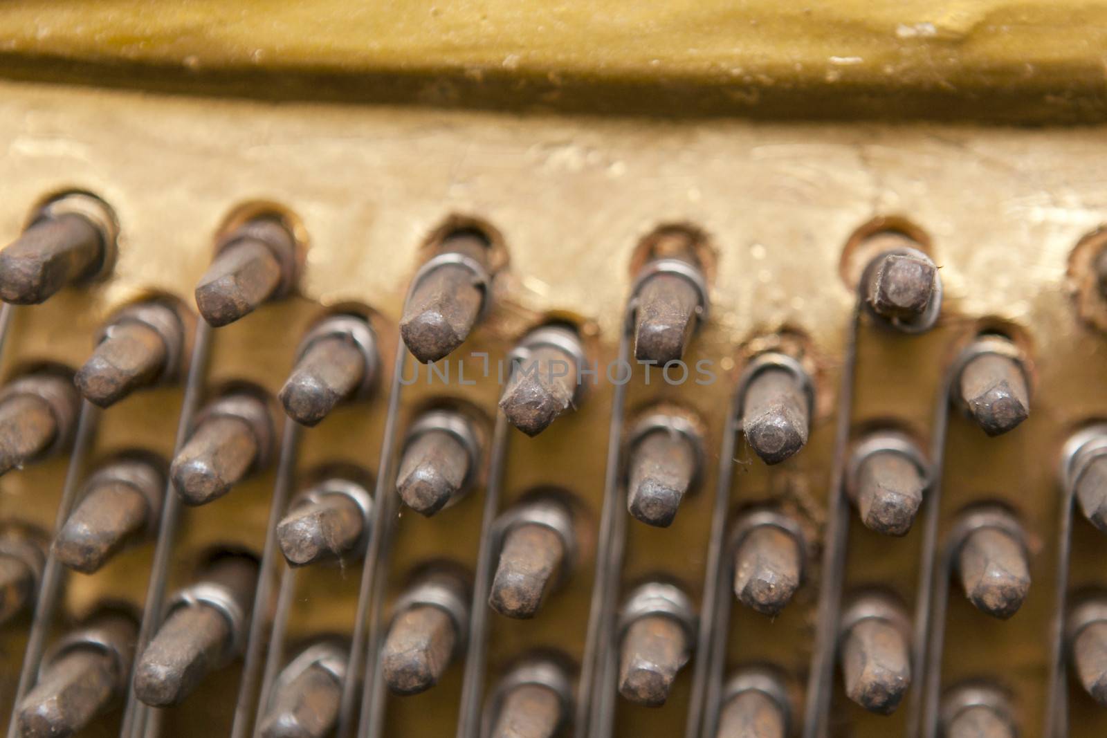 Old Piano Keys by PhotoWorks