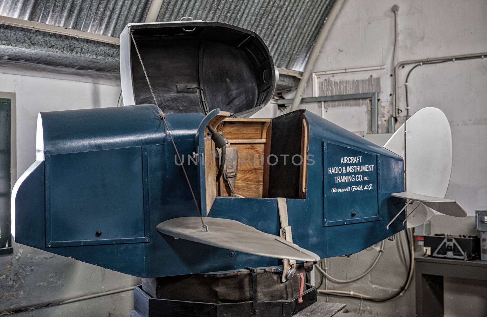 The world's first ever flight simulator, used by trainee pilots during World War 2.