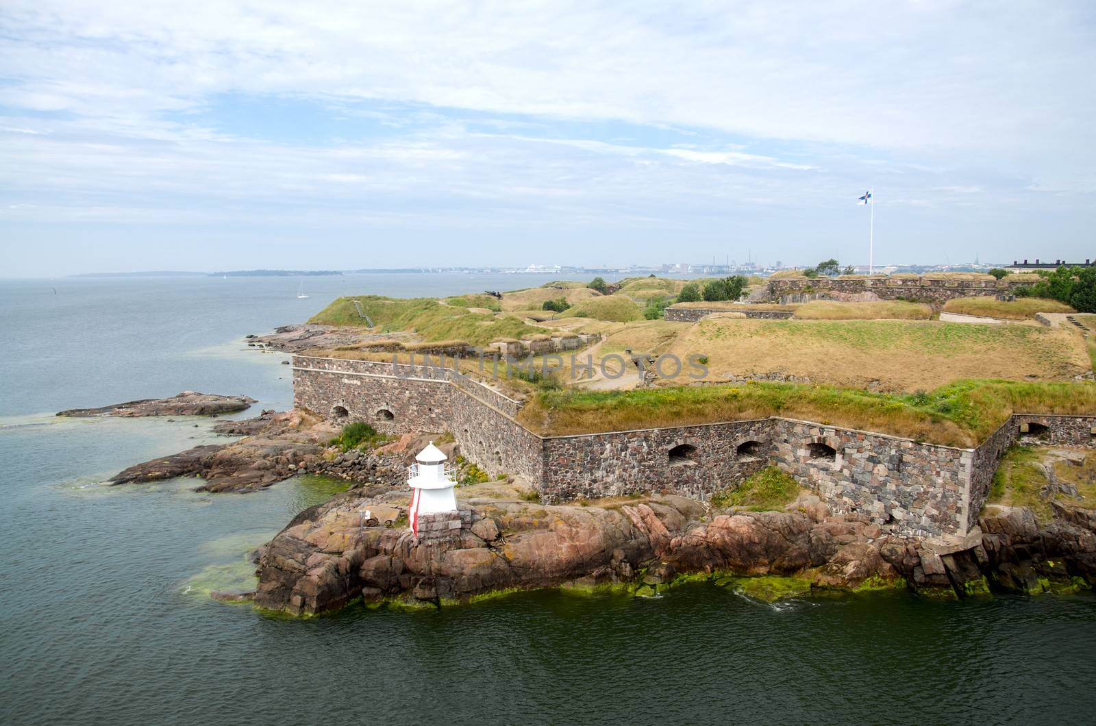 Fortress of Suomenlinna Island near Helsinki. Finland.