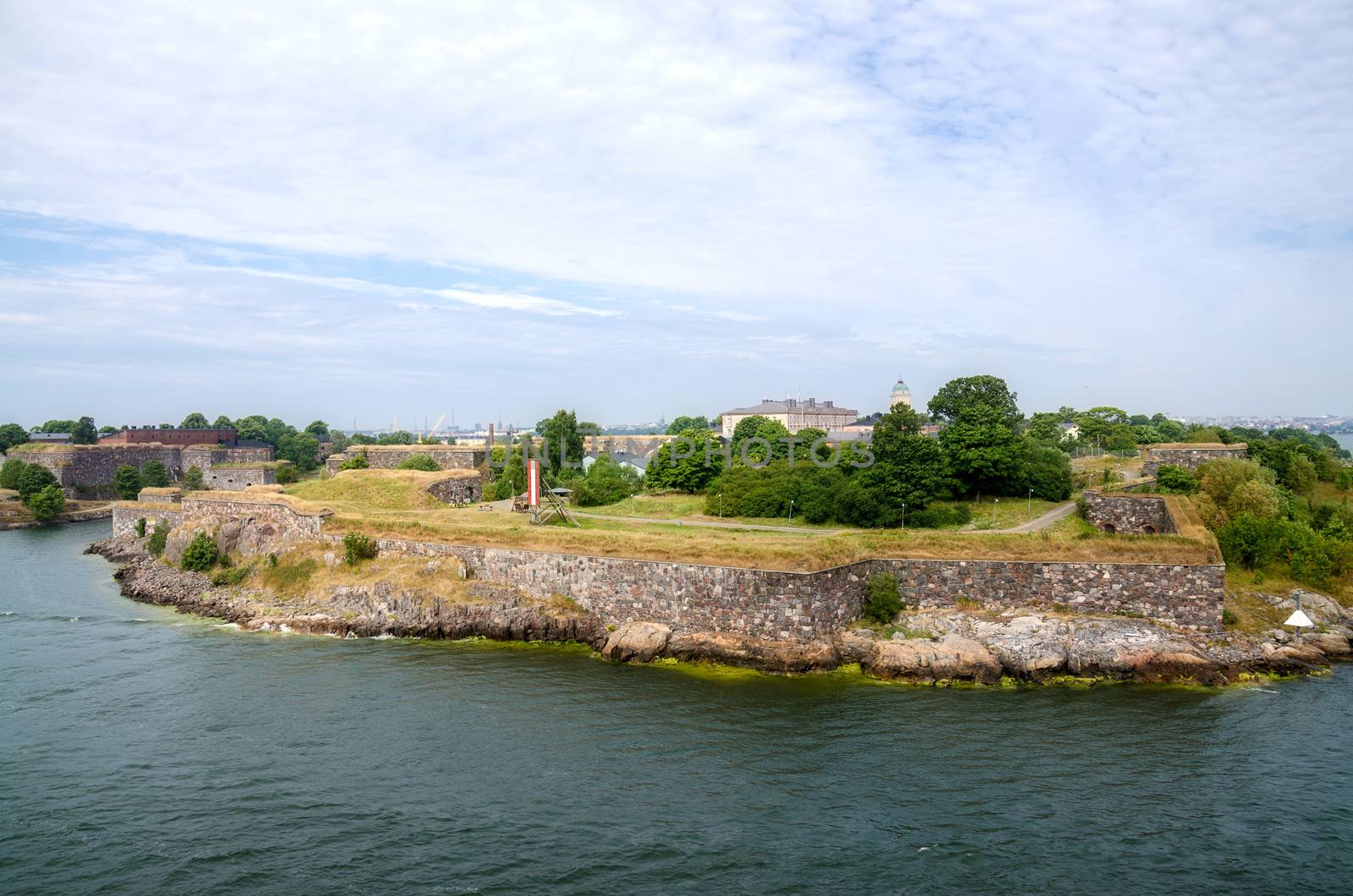 Fortress of Suomenlinna Island near Helsinki. Finland.