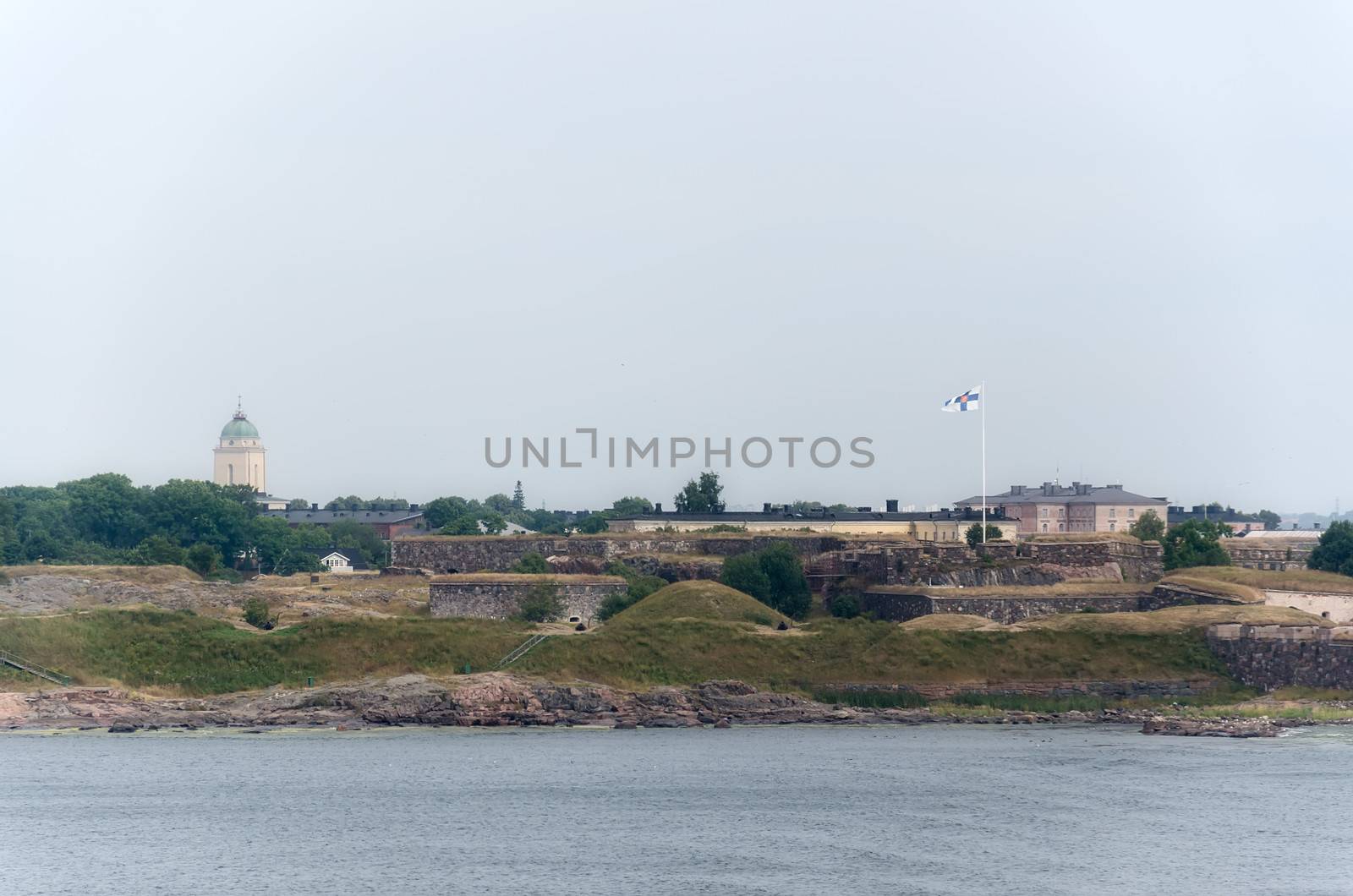 Fortress of Suomenlinna Island near Helsinki. Finland.