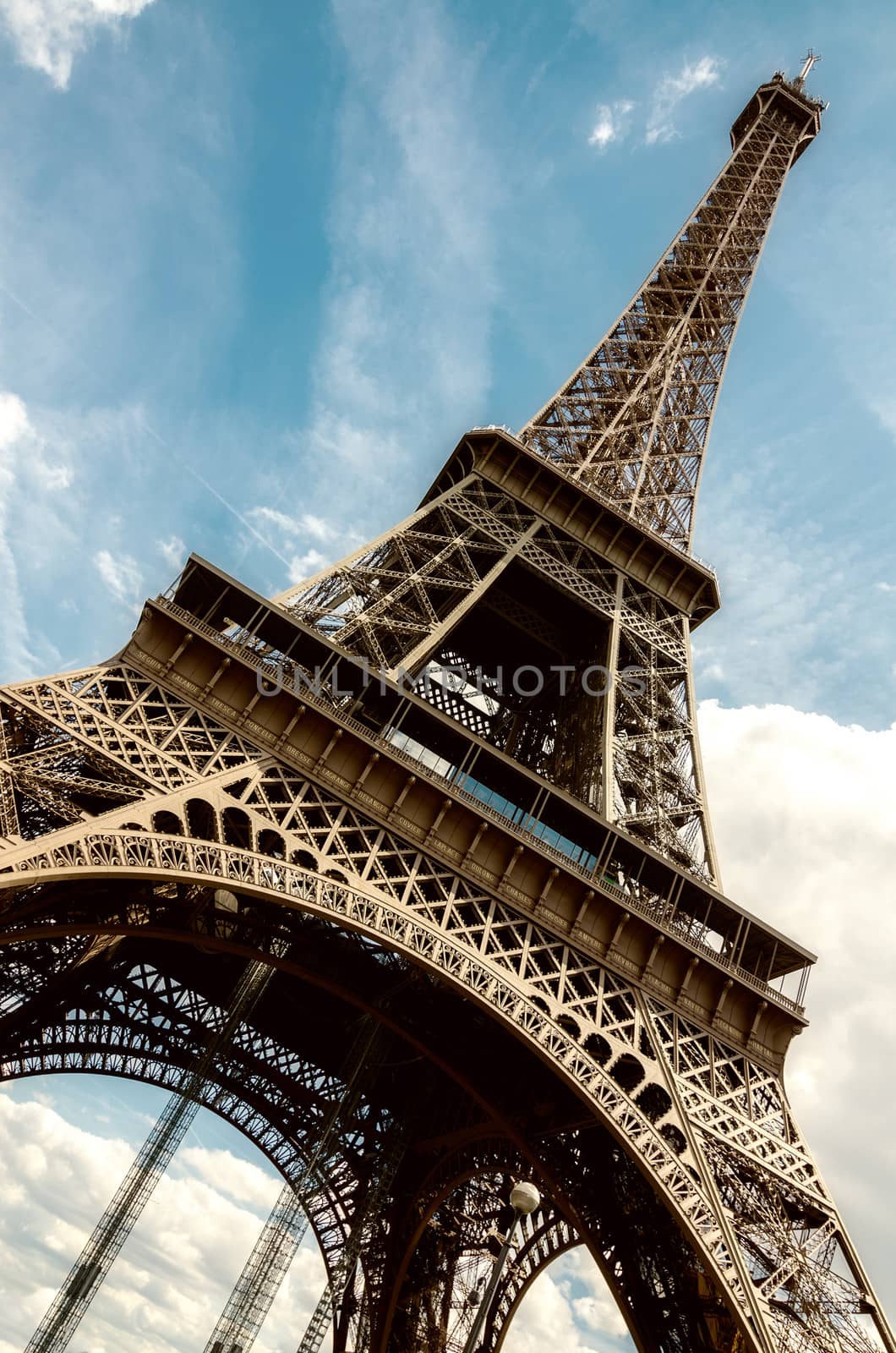 Eiffel Tower in Paris. France.