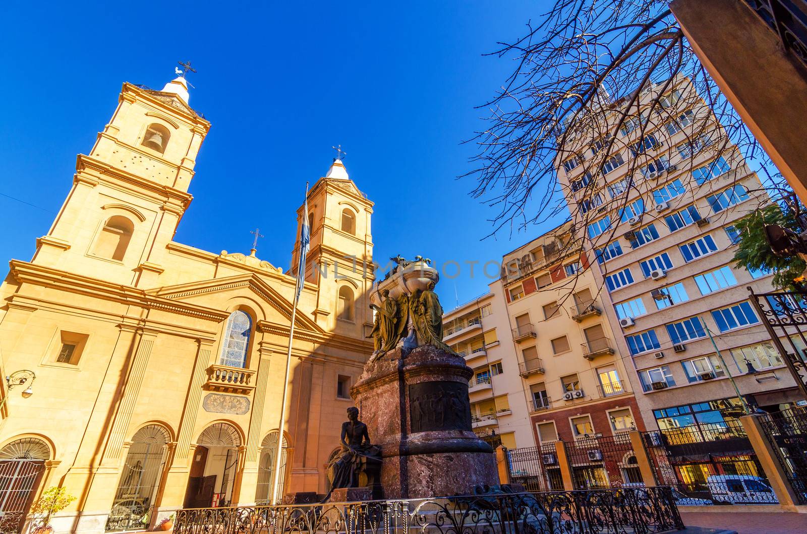 Santo Domingo church and convent in the San Telmo neighborhood of Buenos Aires, Argentina