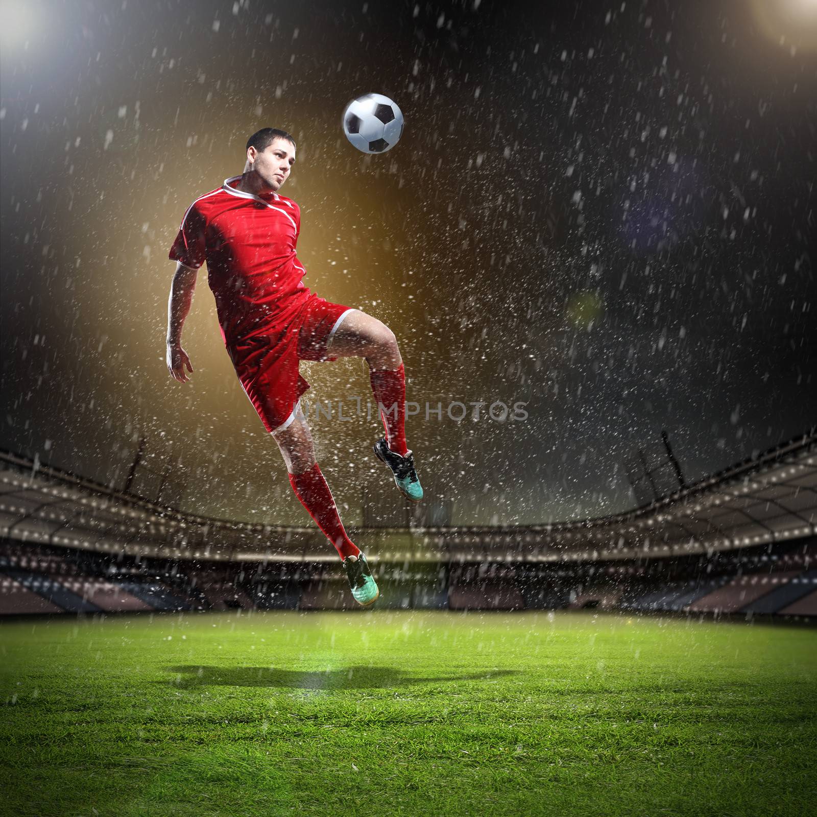 Football player by sergey_nivens