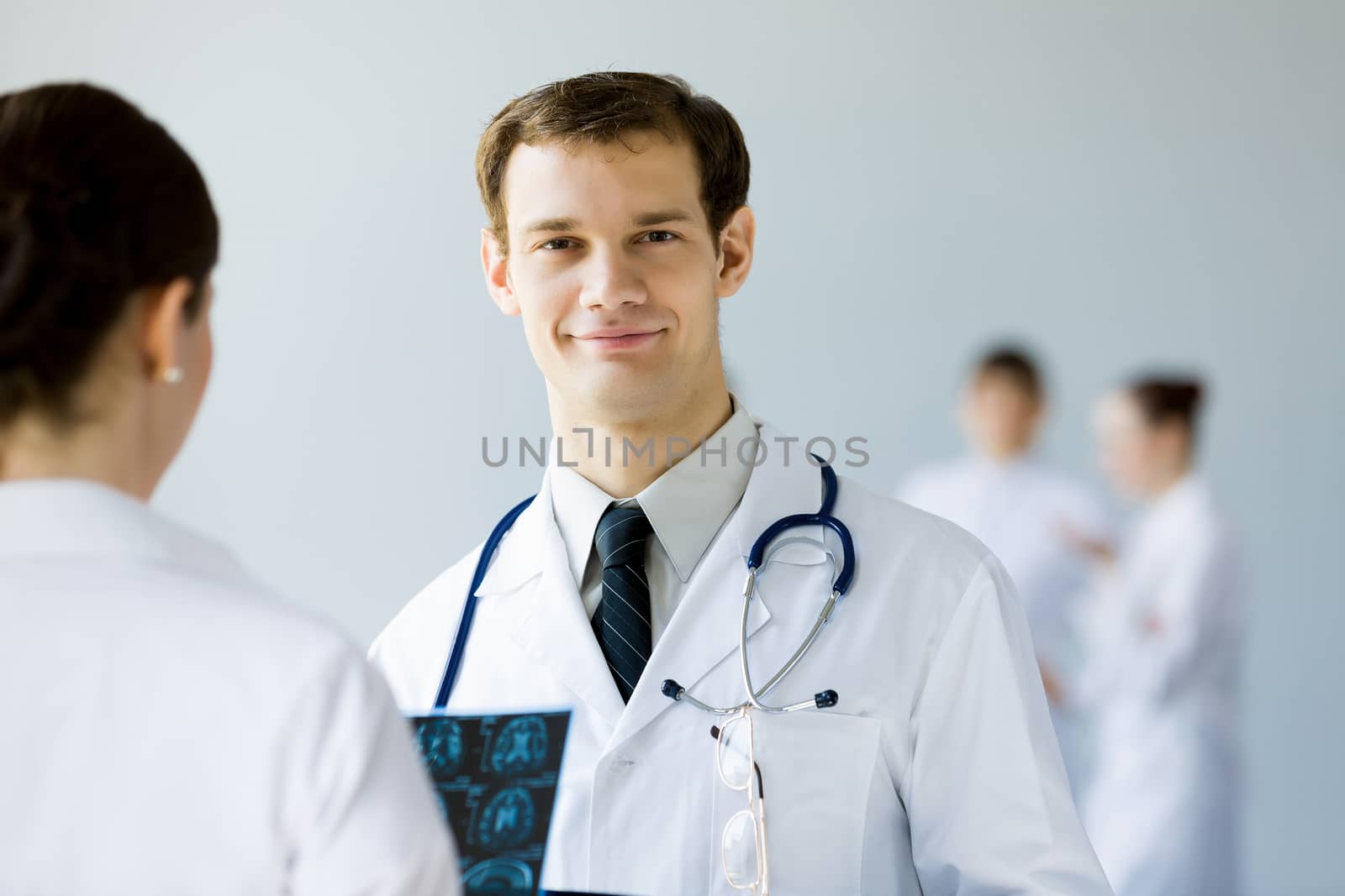 Young male doctor by sergey_nivens