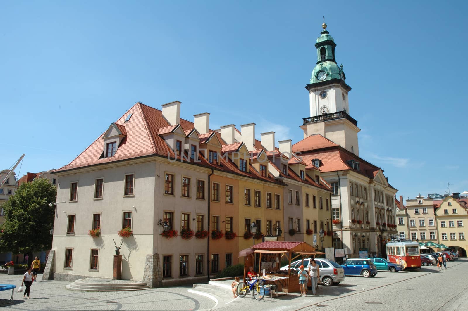 Marketplace in Jelenia Gora city by janhetman