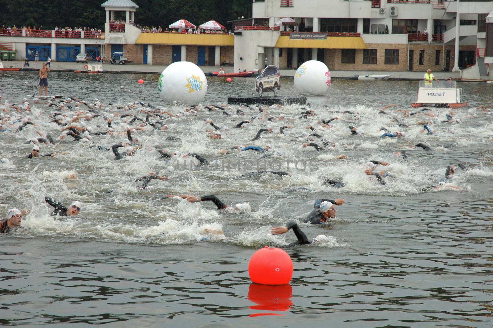 Poznan Triathlon swimming by janhetman