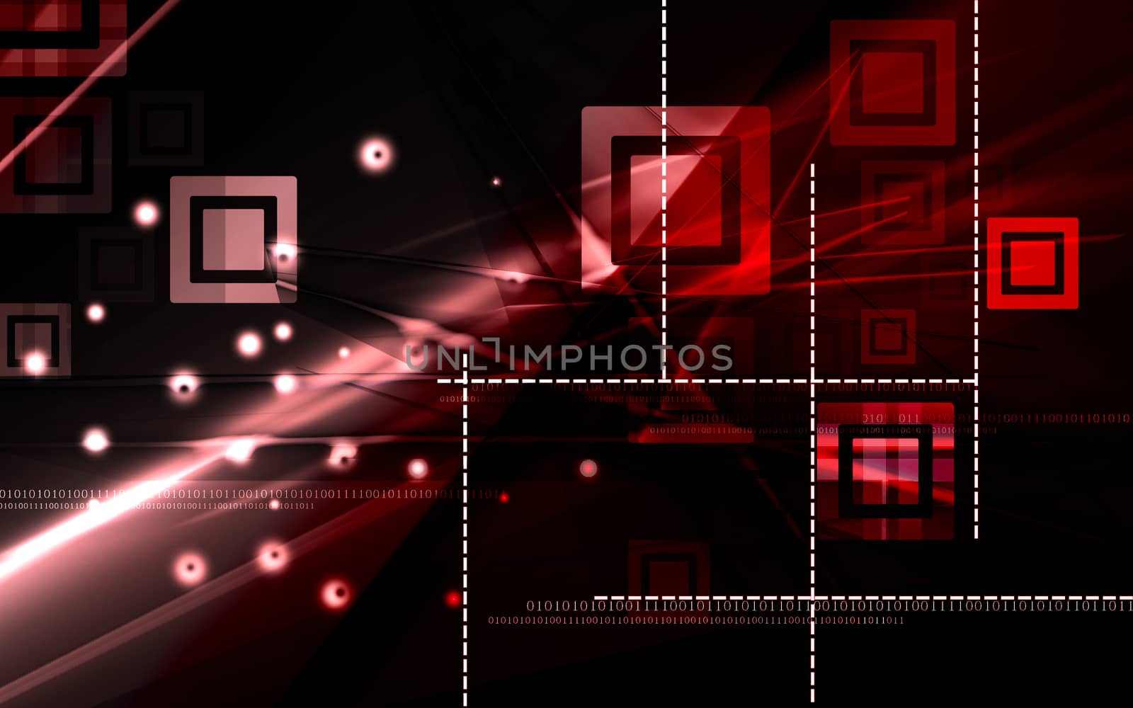 Digital illustration of digital background in