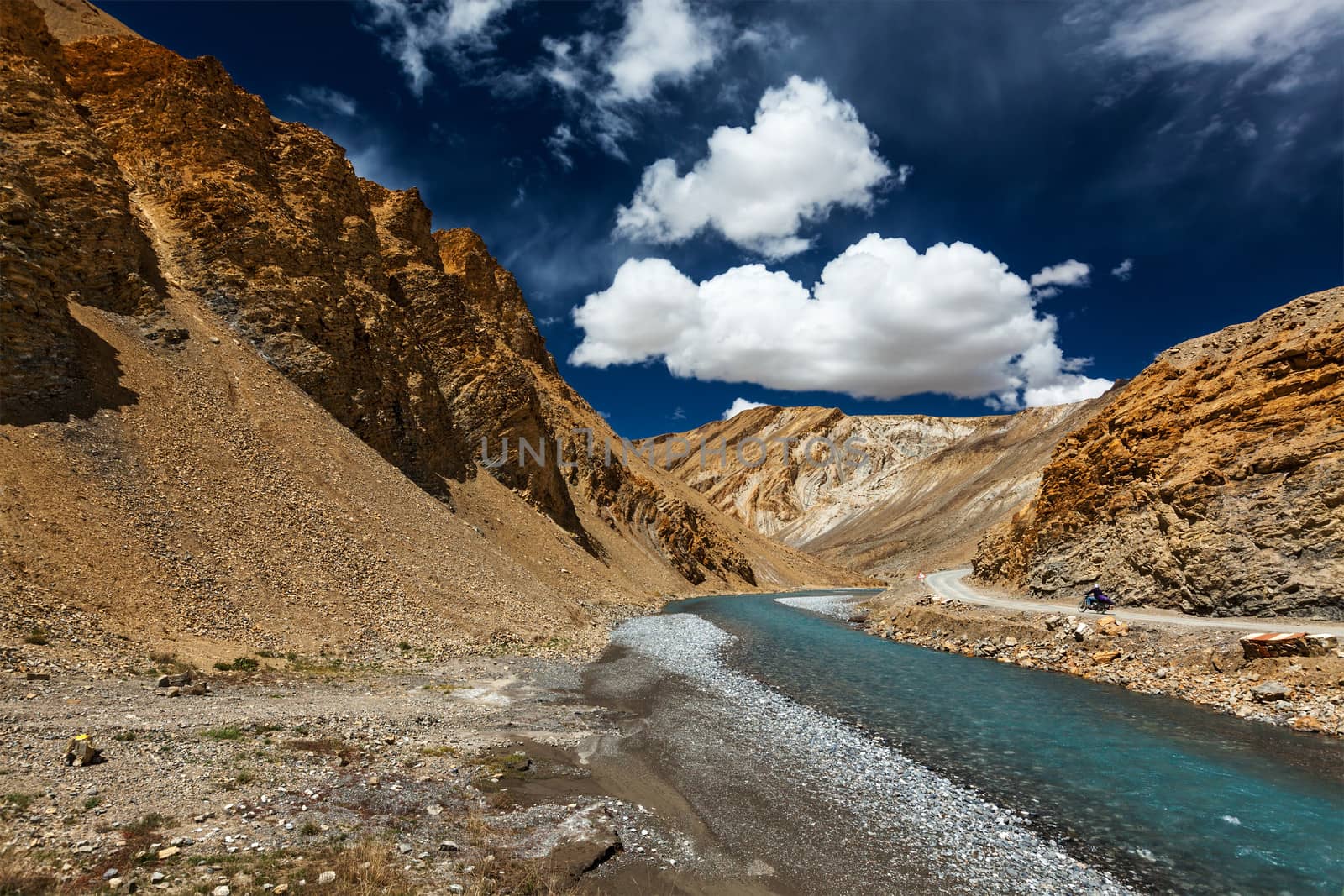 Himalayan landscape in Hiamalayas. Himachal Pradesh, India