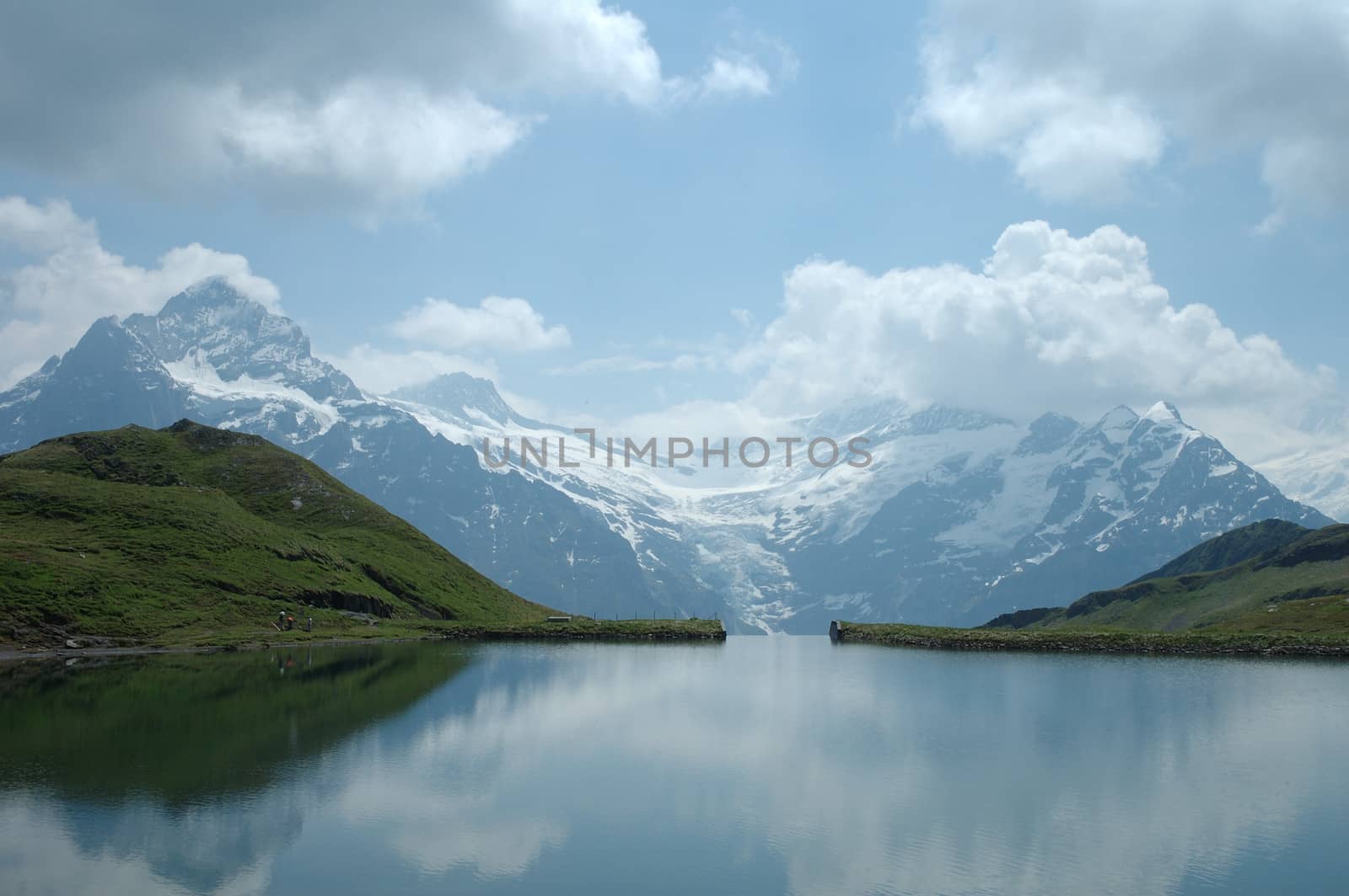 Lake in Alps by janhetman