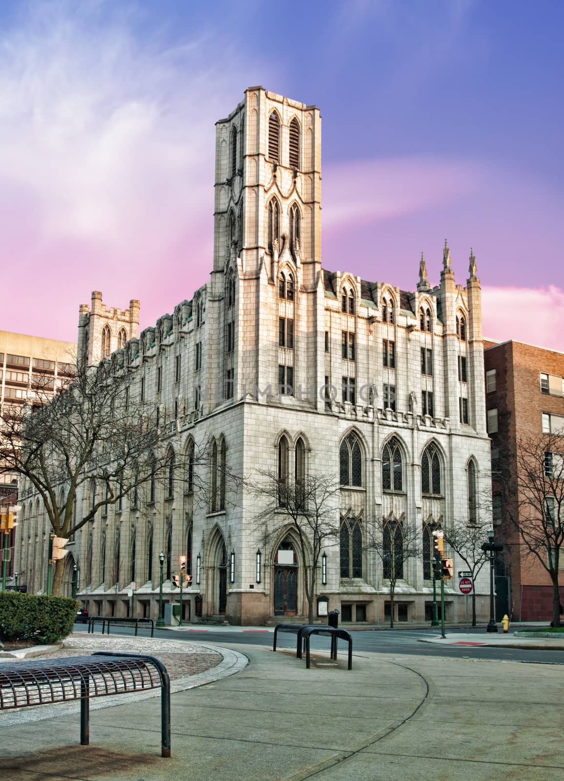 the historic and beautiful mizpah tower, located in syracuse,new york