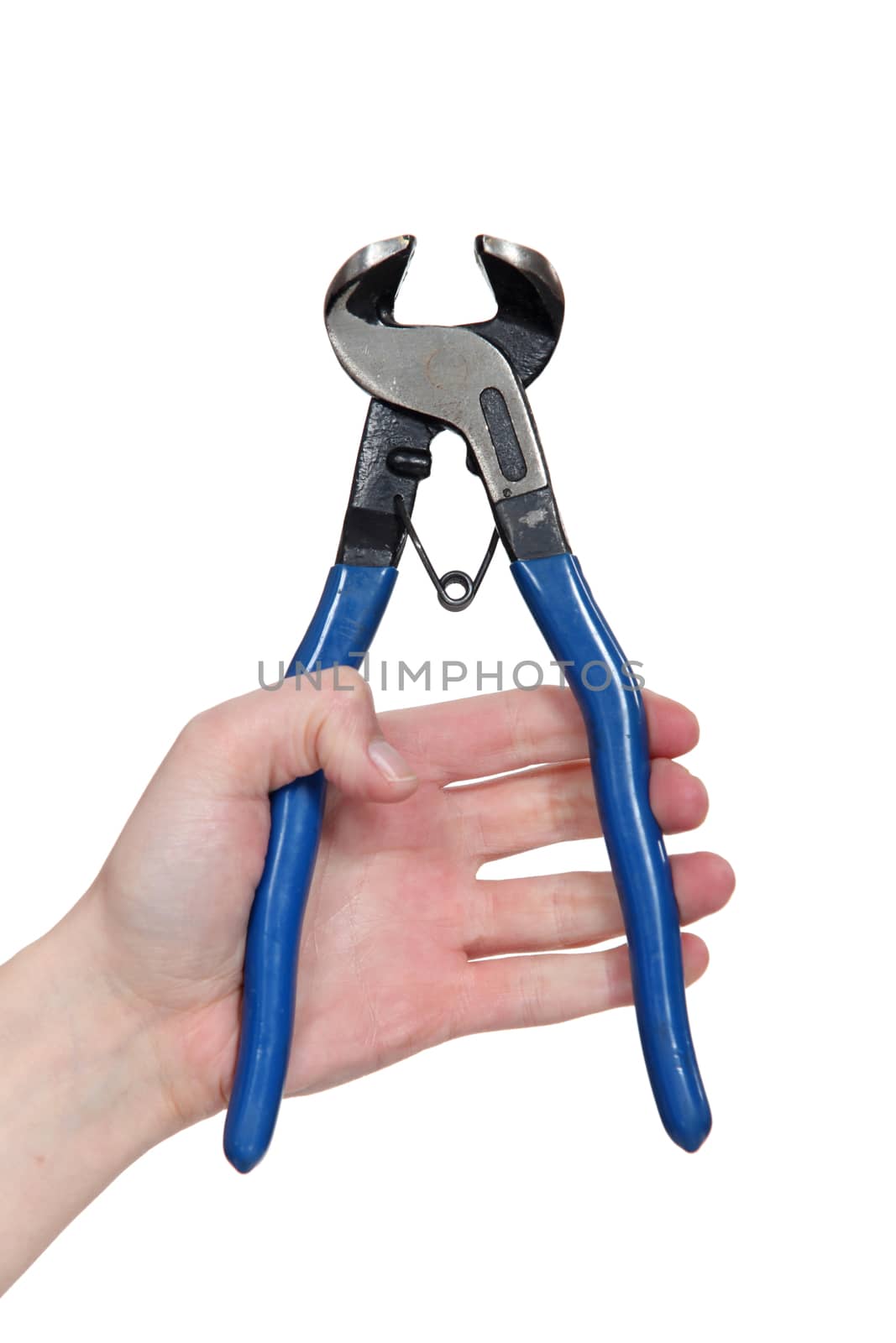 Close-up shot of a pair of pliers by phovoir