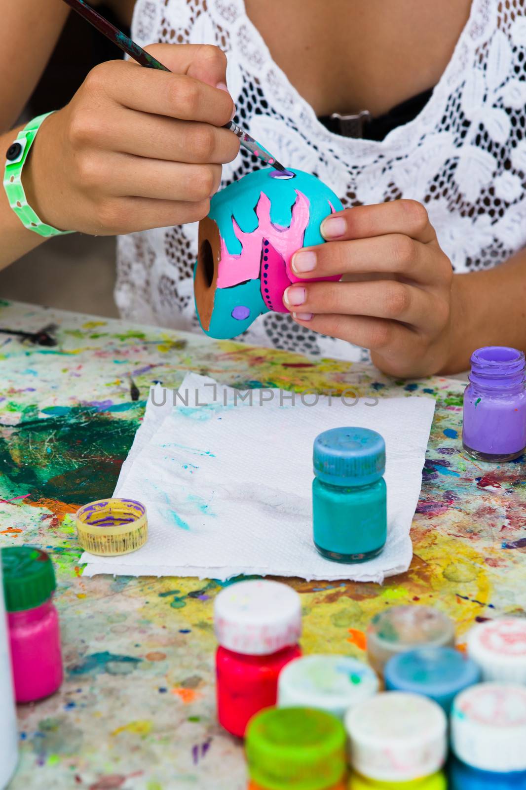 Painting Pottery  by coskun