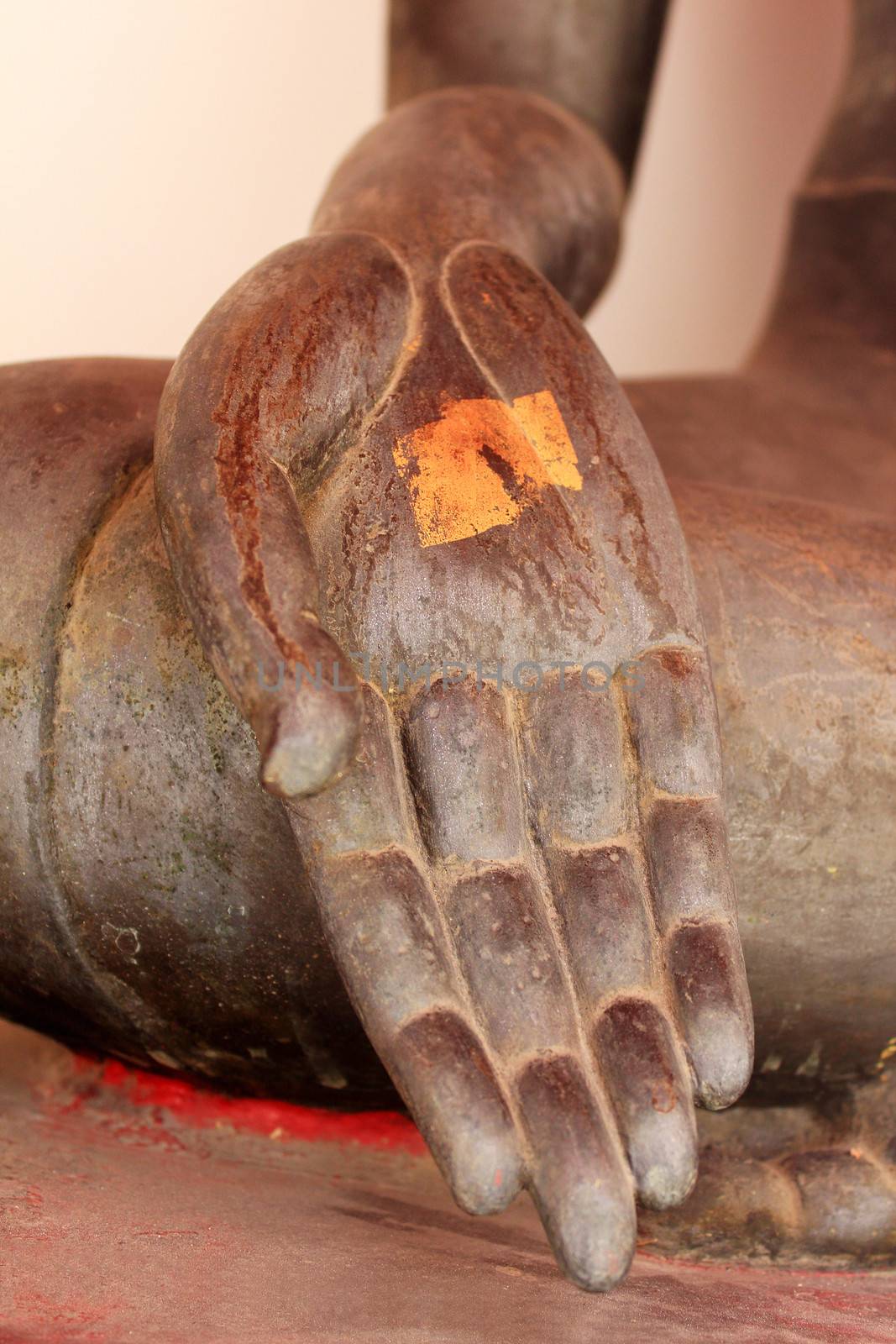 Image of Buddha Hand in Wat Pho, Thailand