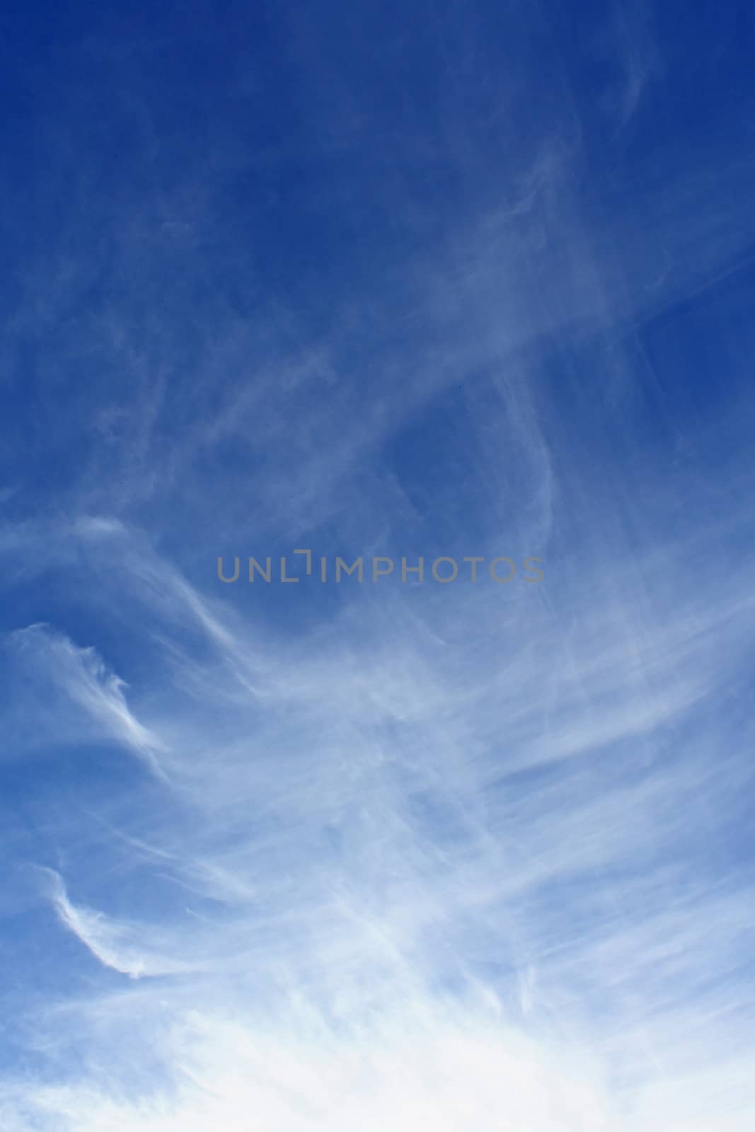 Blue sky with clouds