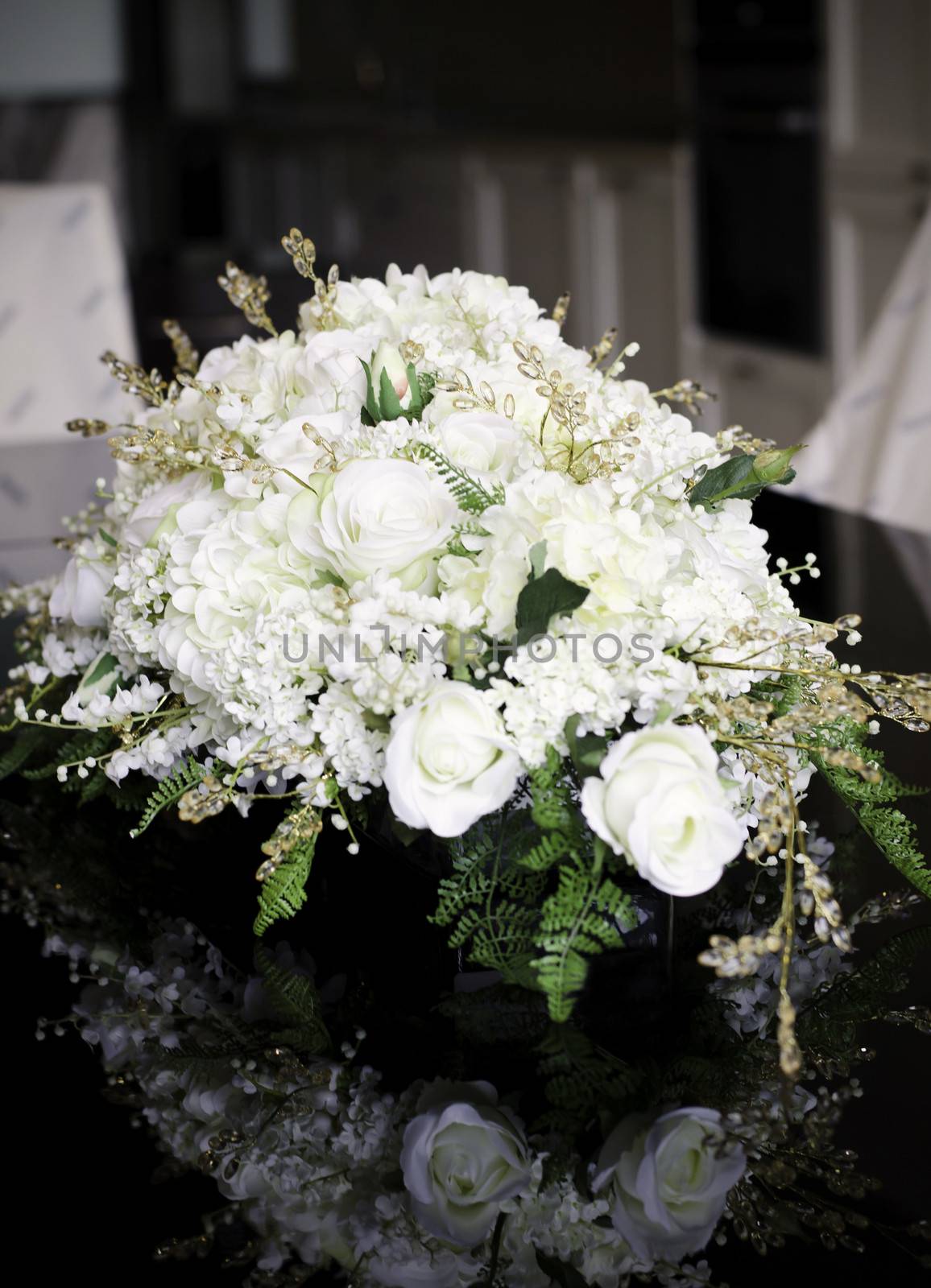 Artificial bouquet of peonies by siraanamwong