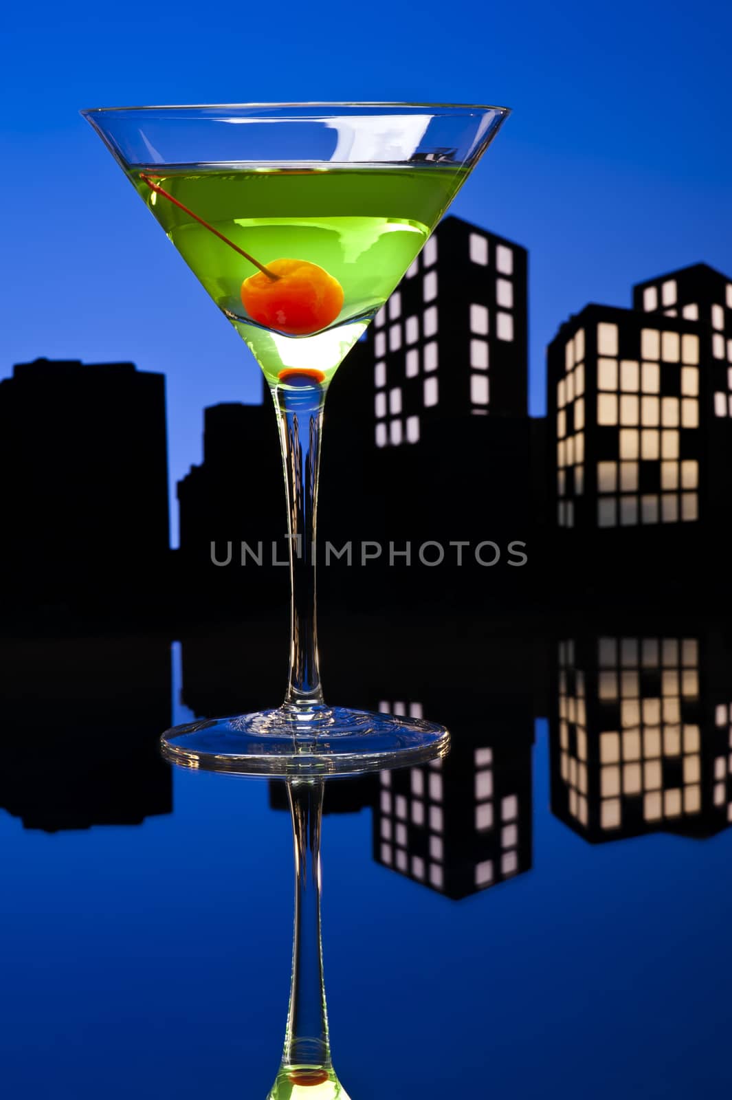 Metropolis Apple Martini by 3523Studio