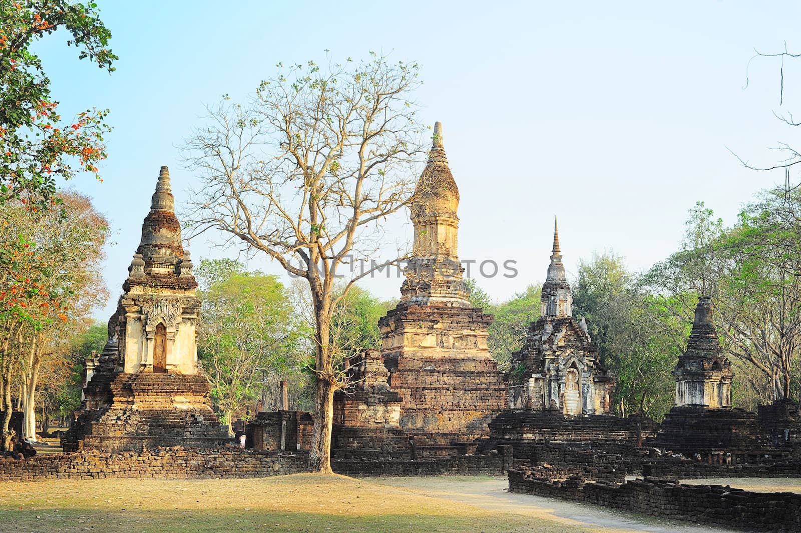 Si Satchanalai historical park , Sukhothai , Thailand
