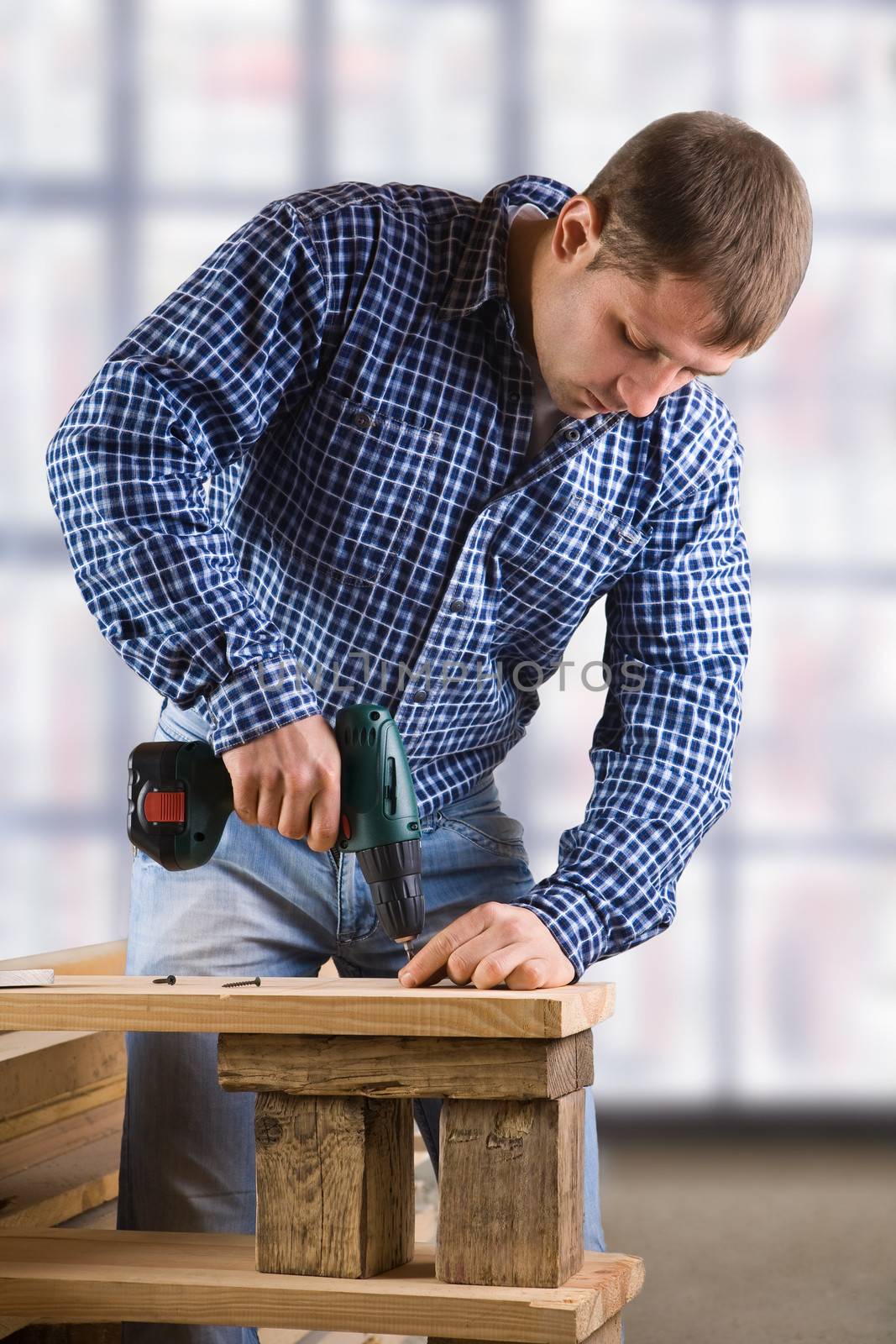 young man in the work by mihalec