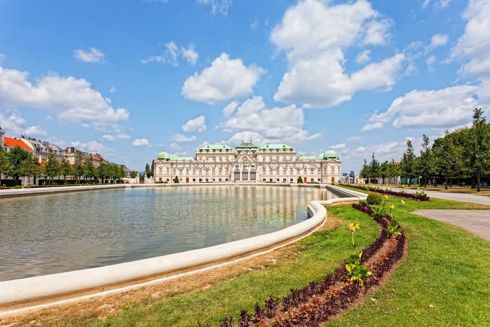 Belvedere palace in Vienna, Austria by elena_shchipkova