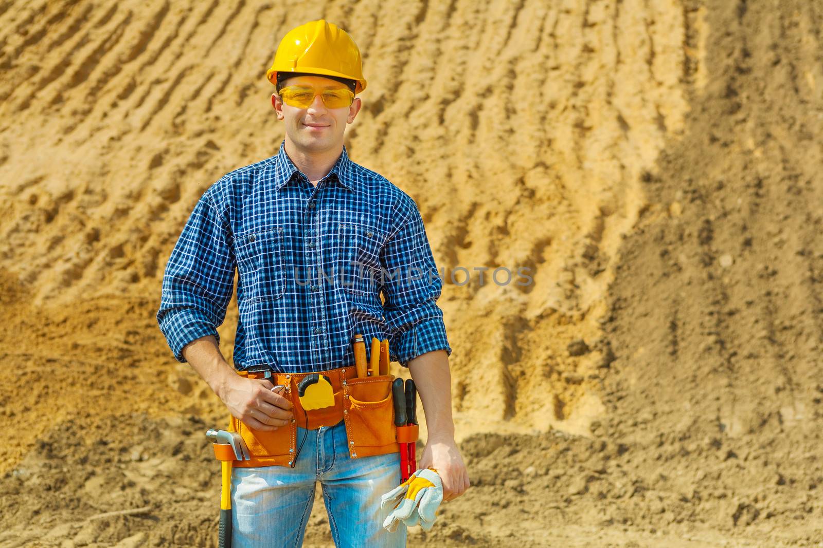 contractor smiling