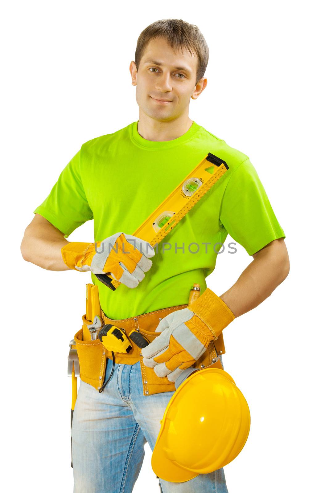 contractor with tools