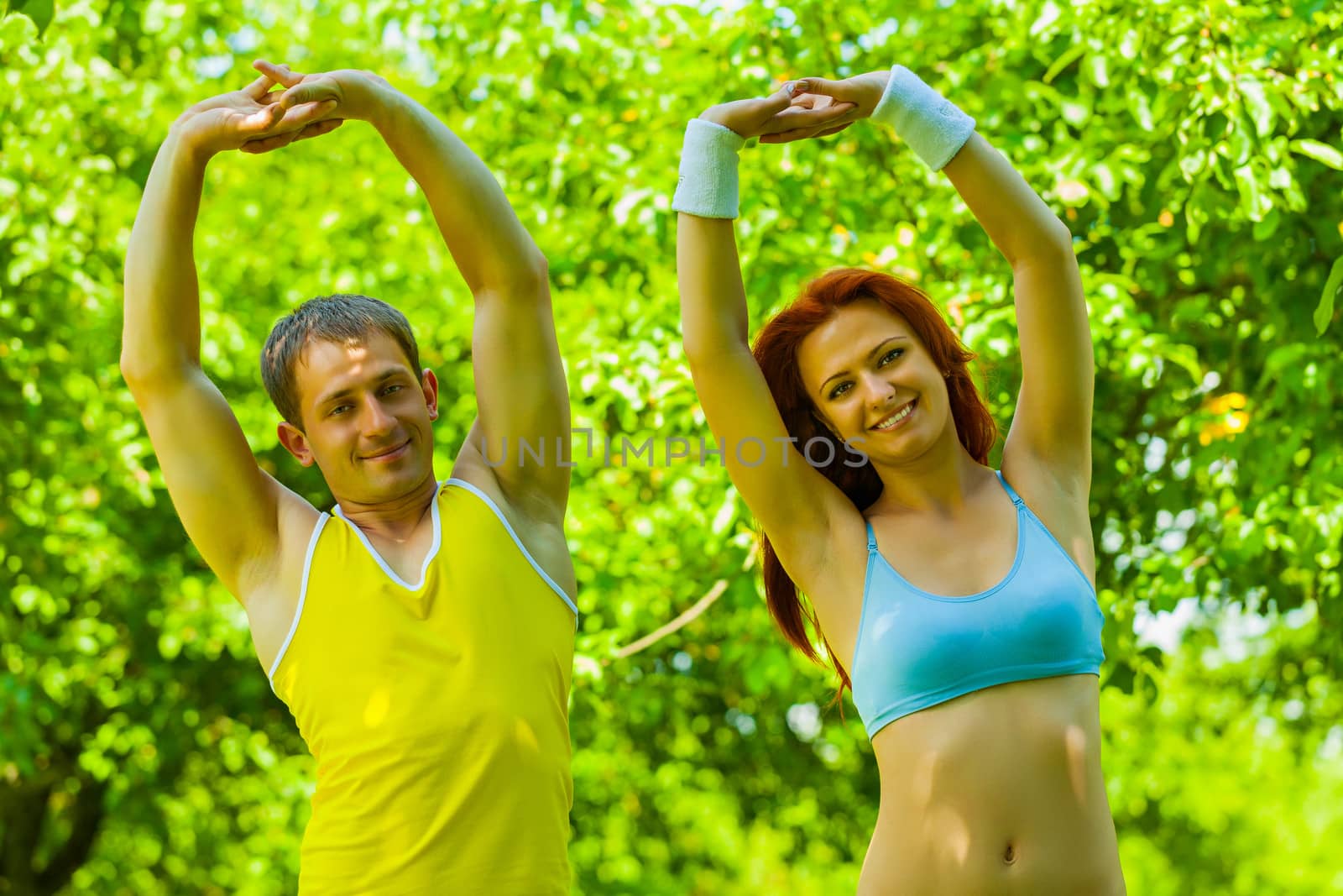 couple do exercise