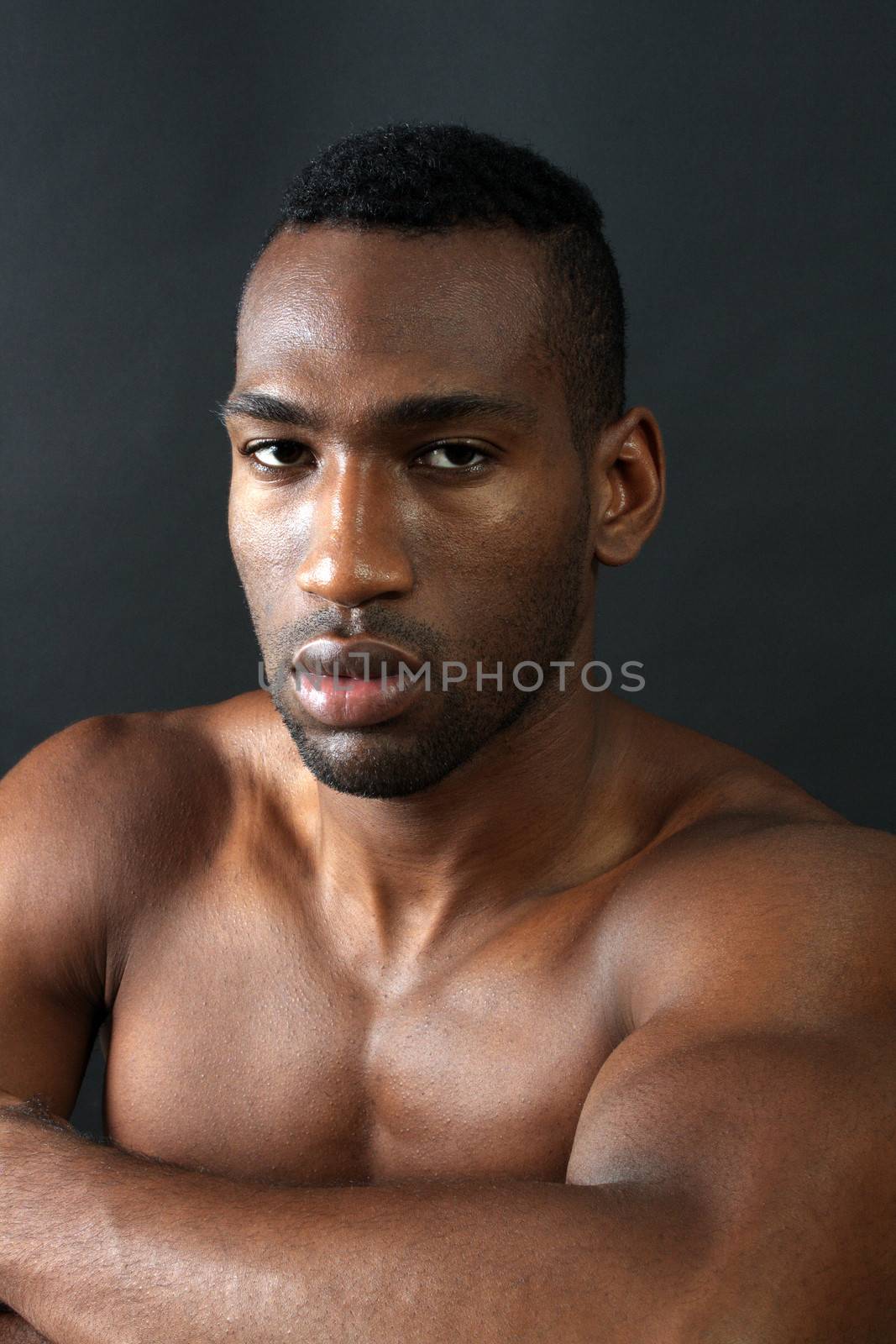 Handsome Black Man, Headshot (4) by csproductions