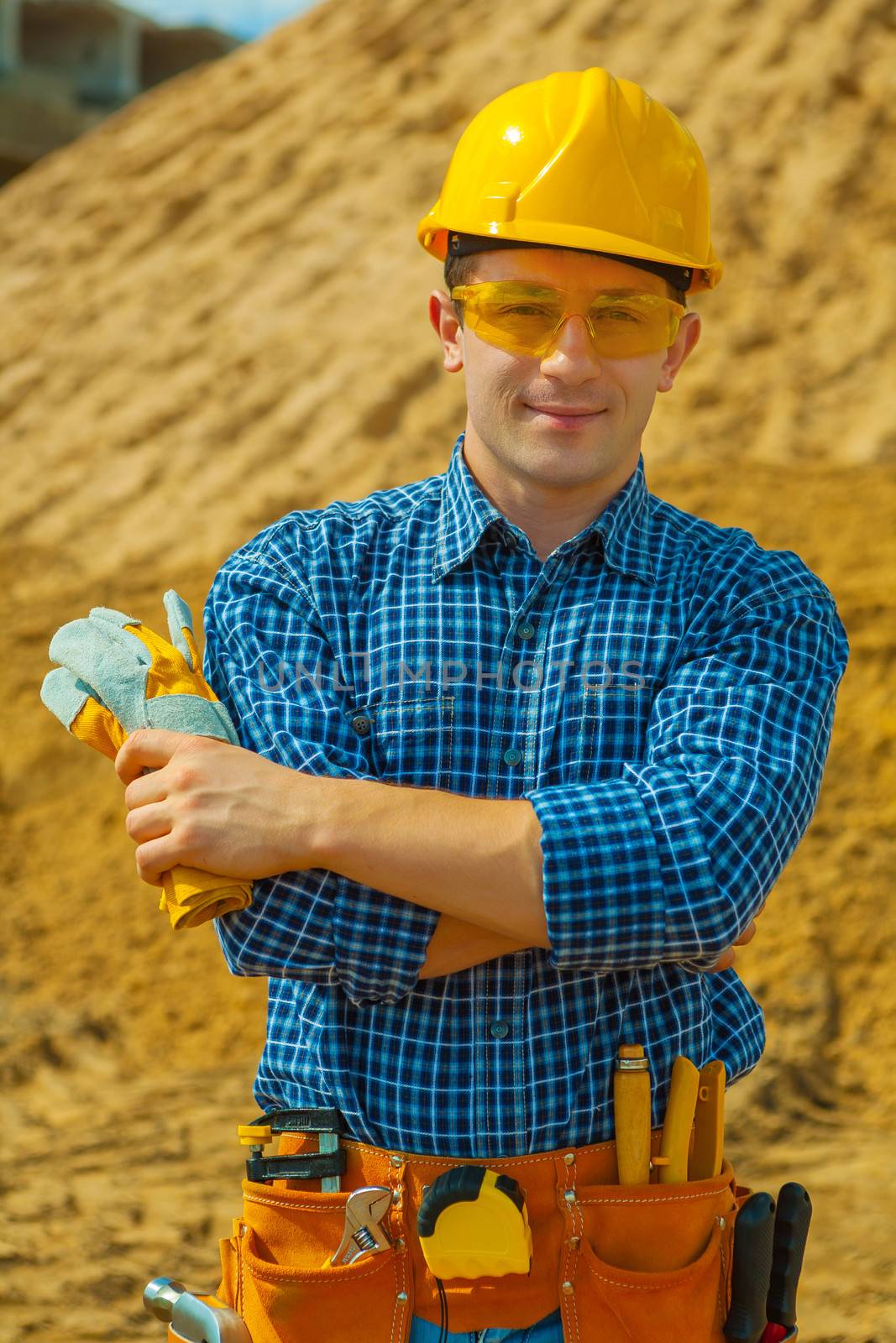 portrait of contractor by mihalec