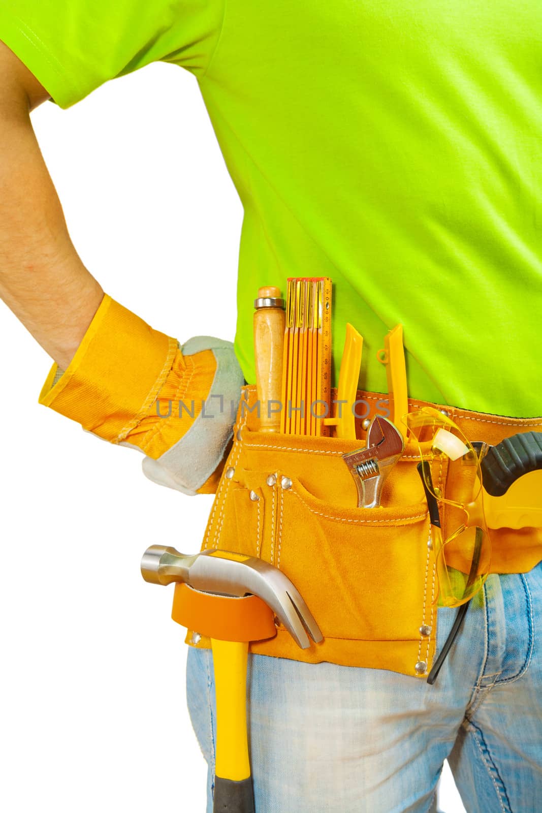 tools in belt on worker by mihalec