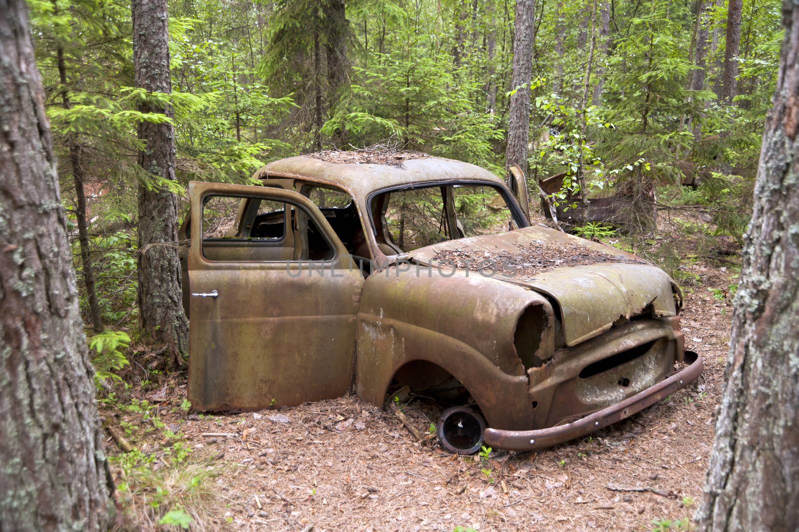 Car Dump in Kirkoe Mosse, Sweden