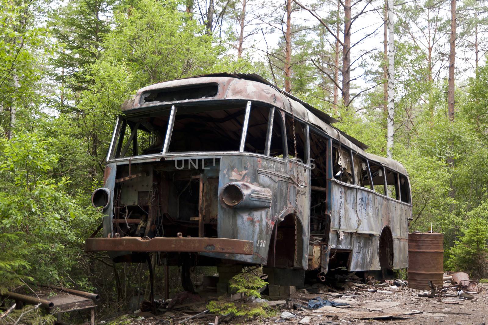 Car Dump in Kirkoe Mosse, Sweden