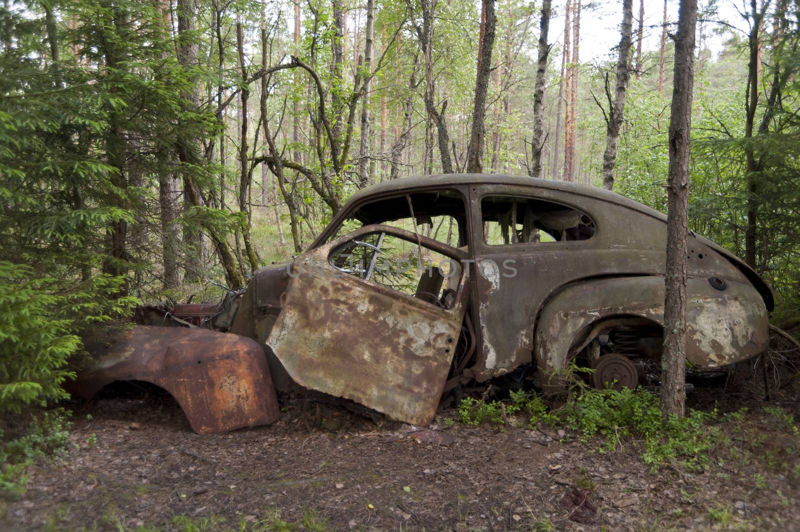 Car Dump in Kirkoe Mosse, Sweden
