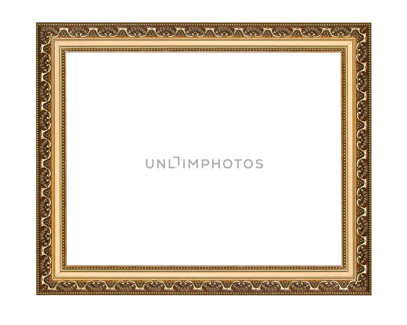 Gold vintage frame by kornienko