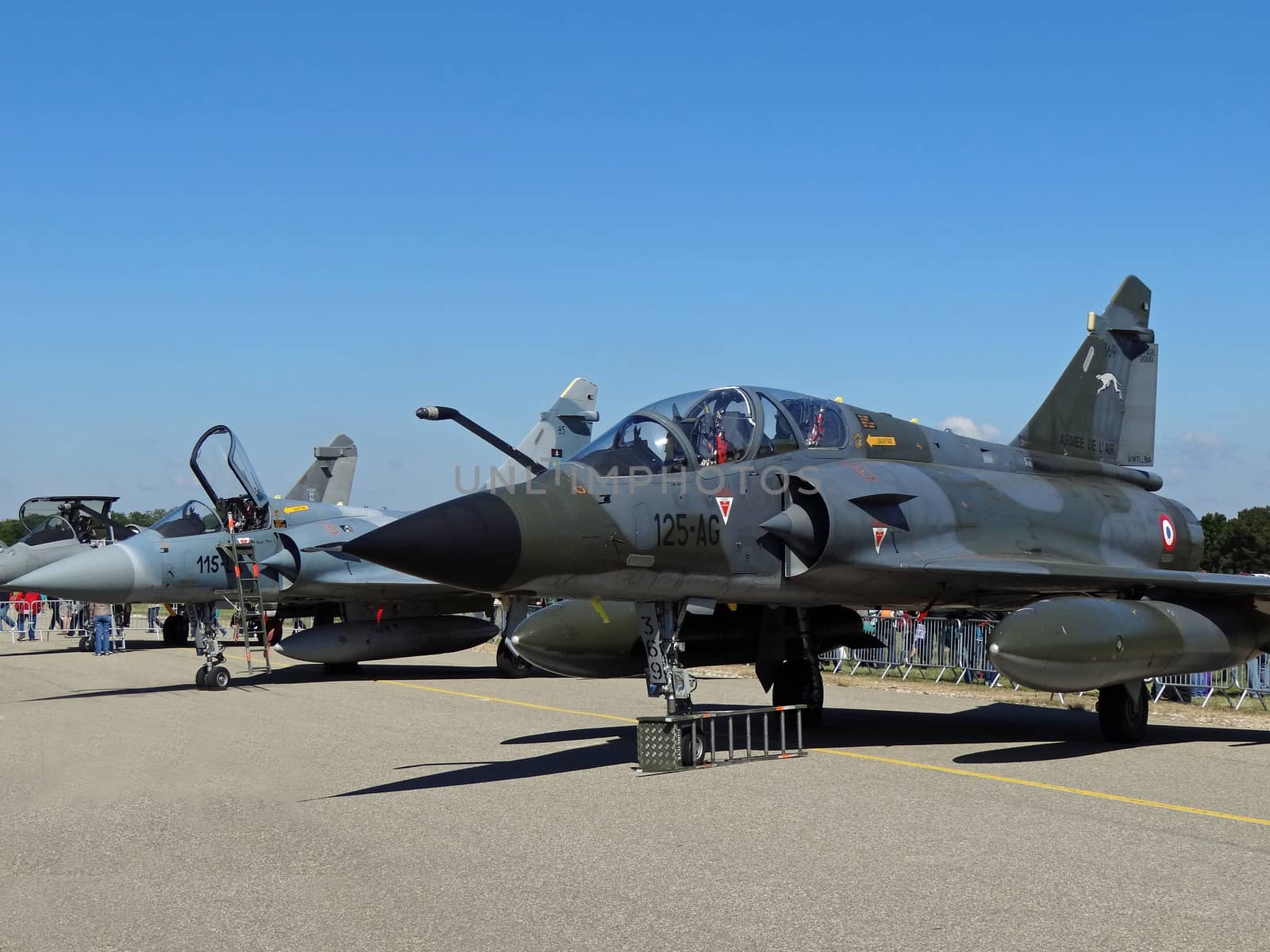 mirage 2000N at an airshow in france
