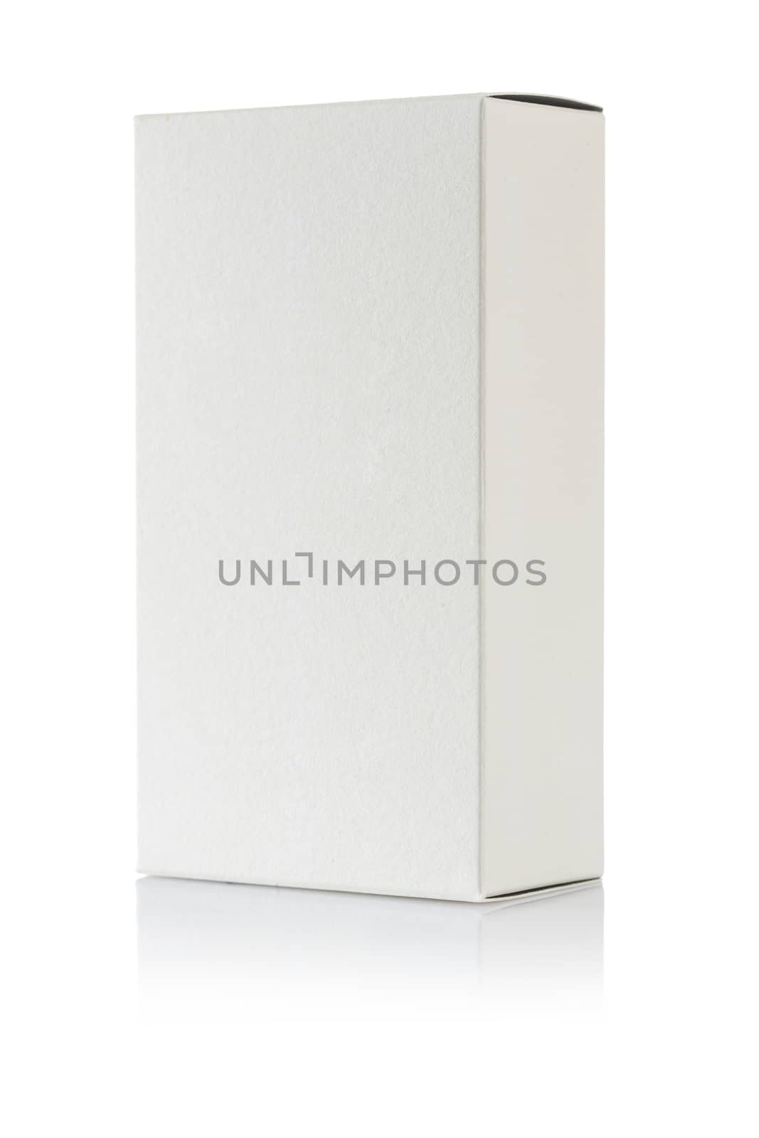 a white paper box isolated by mihalec