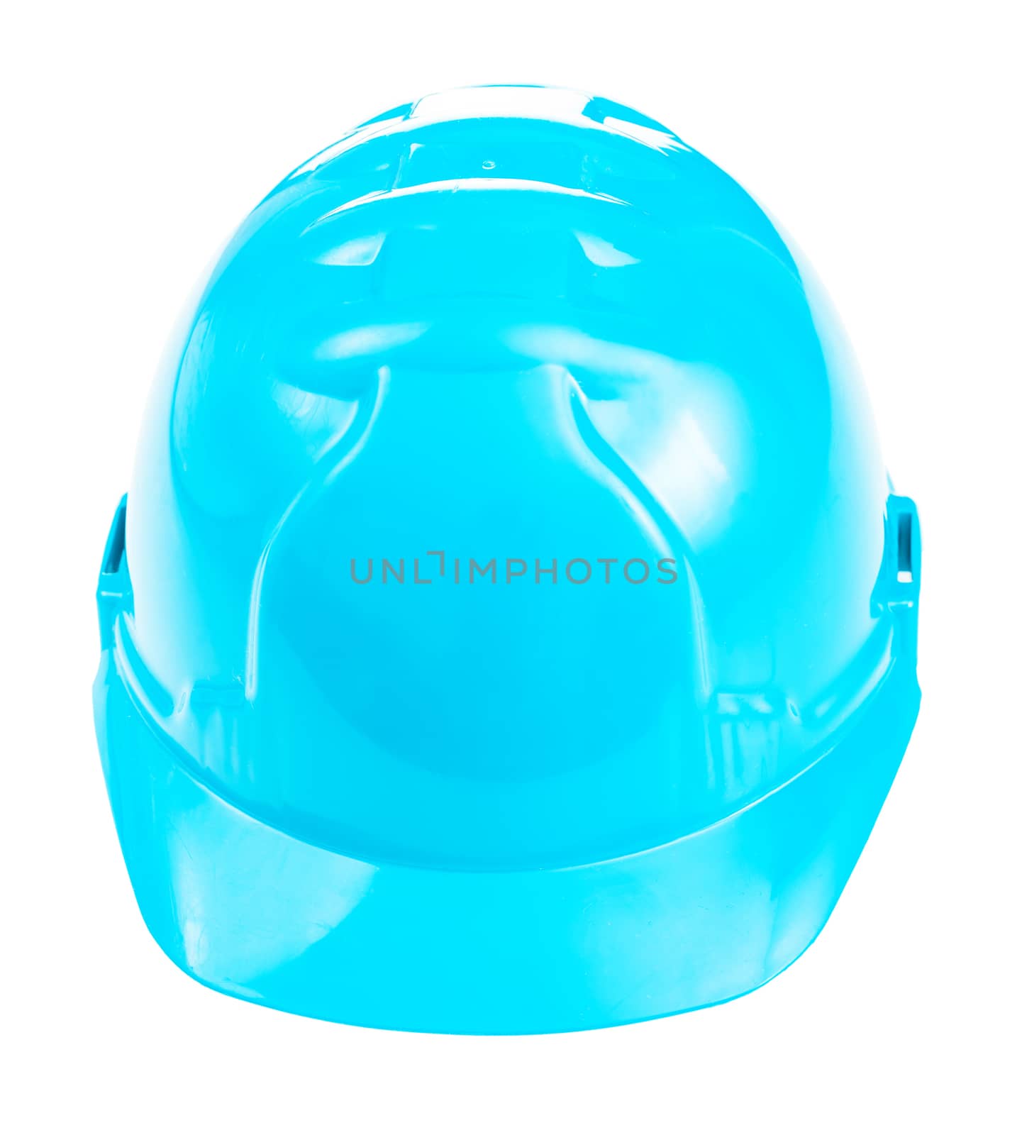 blue  helmet isolated by mihalec
