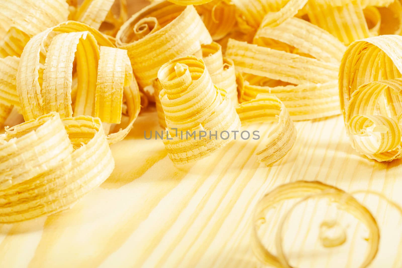 wooden shavings on wooden board