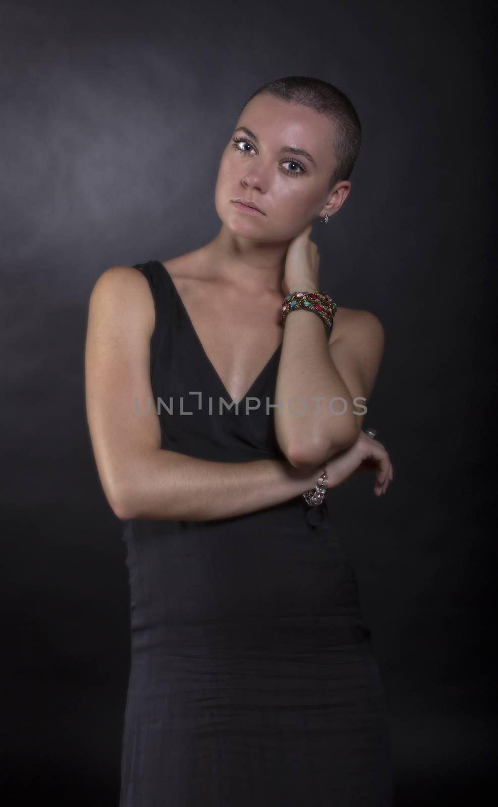 exotic woman with short hair by gsdonlin