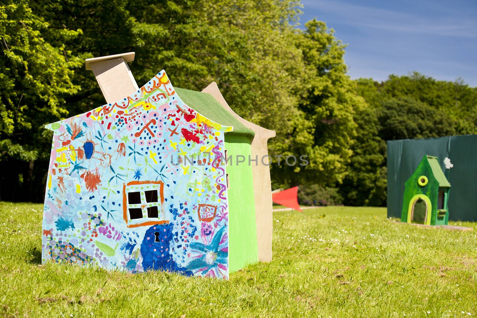 Playhouse on a Playground