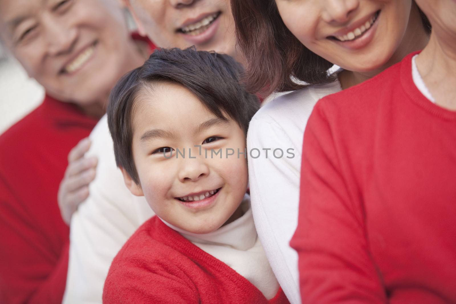 Multi-generation Family in Traditional Chinese Courtyard