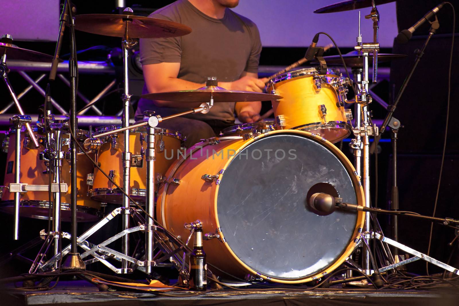 Drums on a live Stage